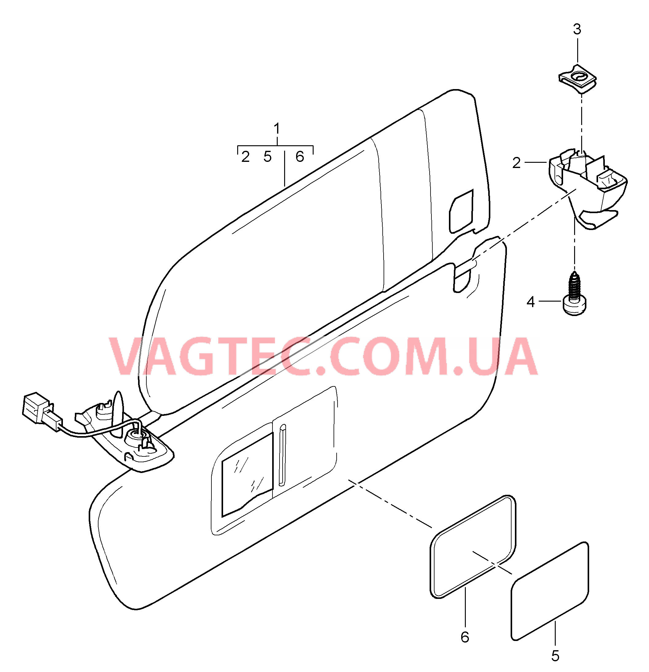 809-025 Солнцезащитные козырьки для PORSCHE Cayenne 2007-2010USA