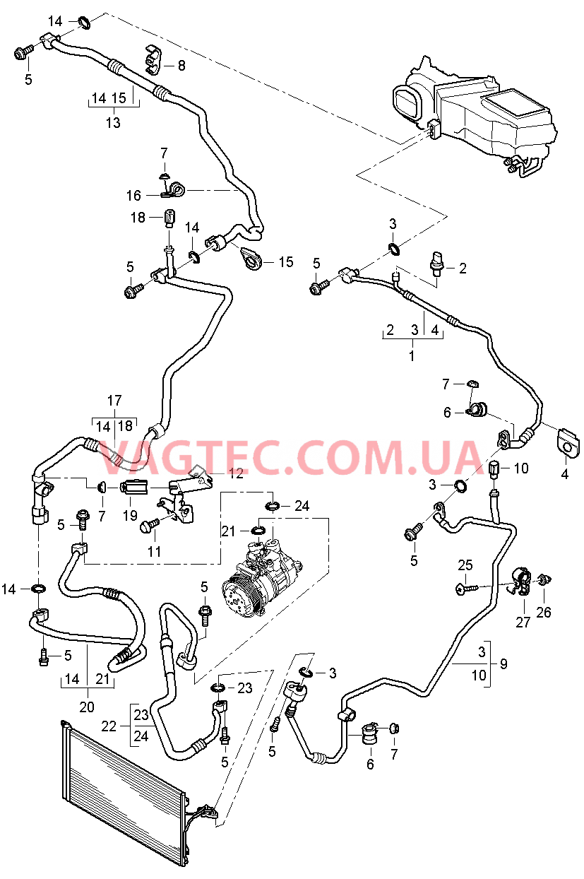 813-063 Циркуляция охлаждающей жидкости, передний
						
						ID5V/D5Z/D50, I9AB/9AD/9AH для PORSCHE Cayenne 2007-2010