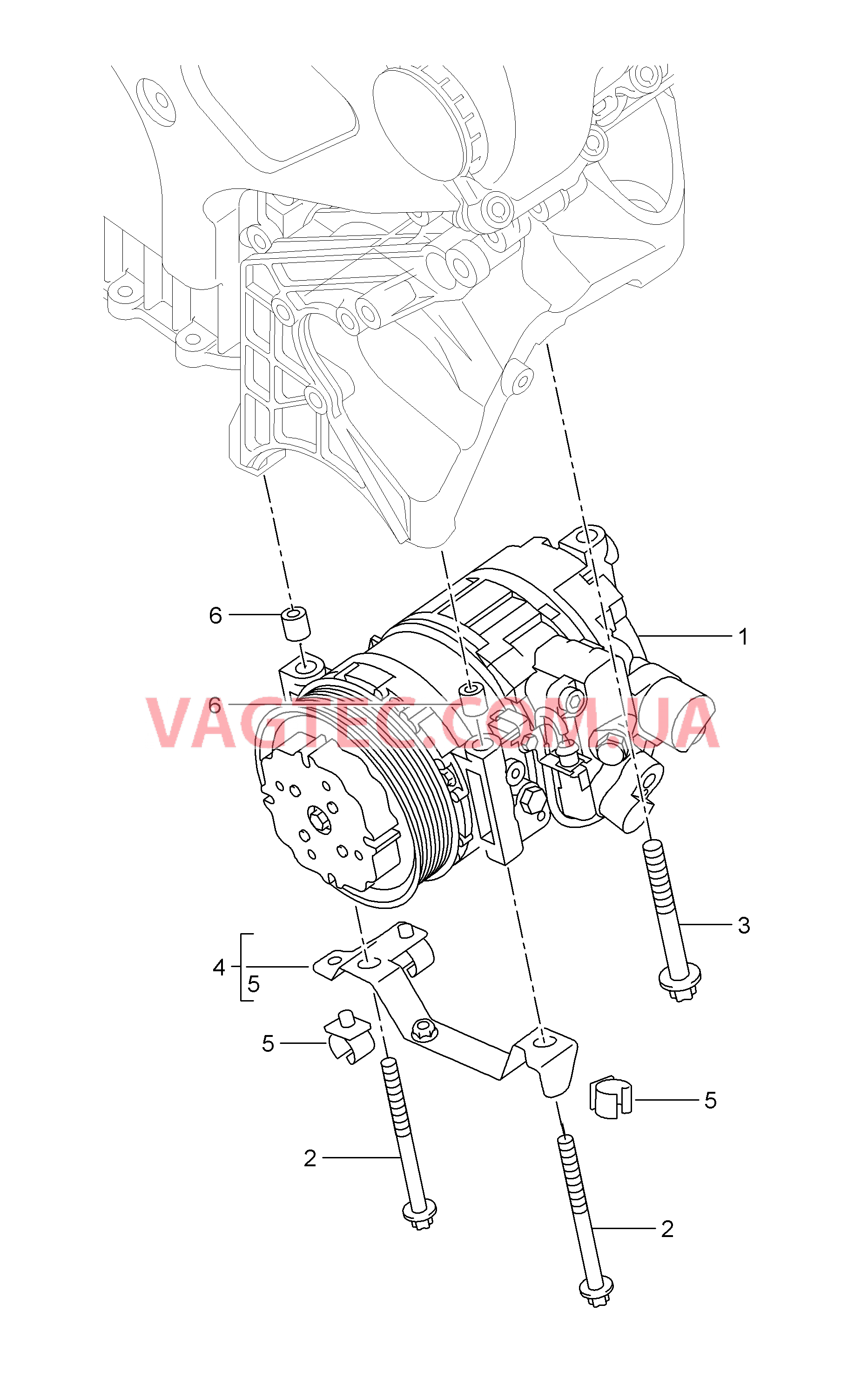 813-070 Компрессор, Кондиционер для PORSCHE Cayenne 2007-2010USA