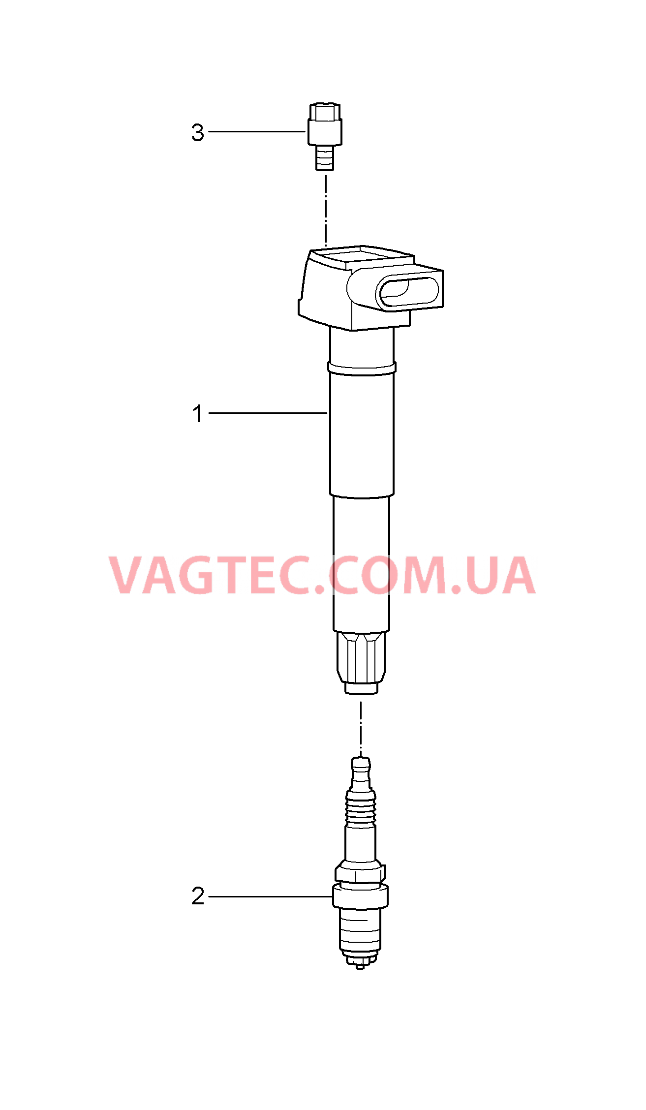 901-000 Система зажигания для PORSCHE Cayenne 2007-2010USA