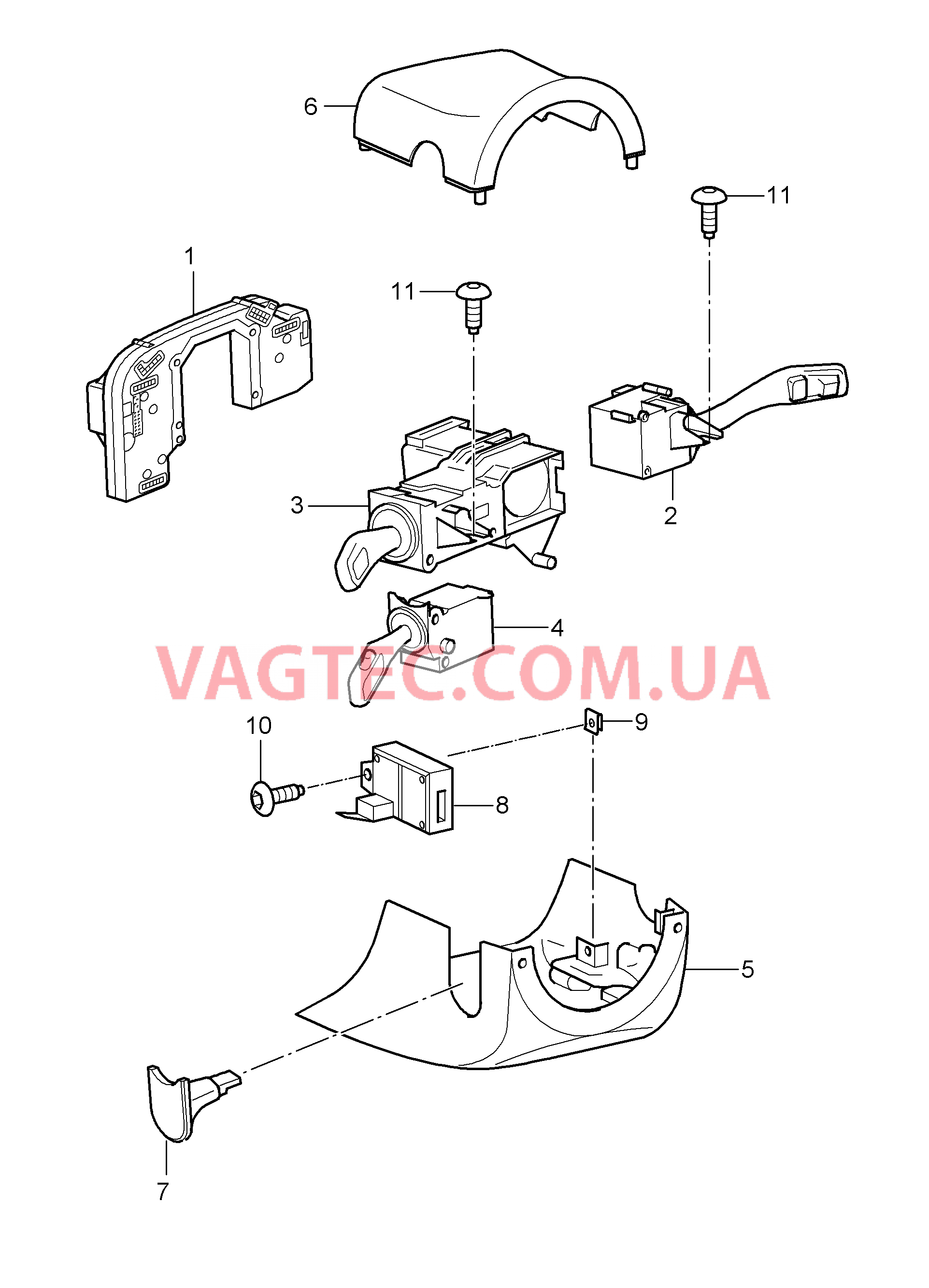 903-010 Подрулевой рычаг для PORSCHE Cayenne 2007-2010USA