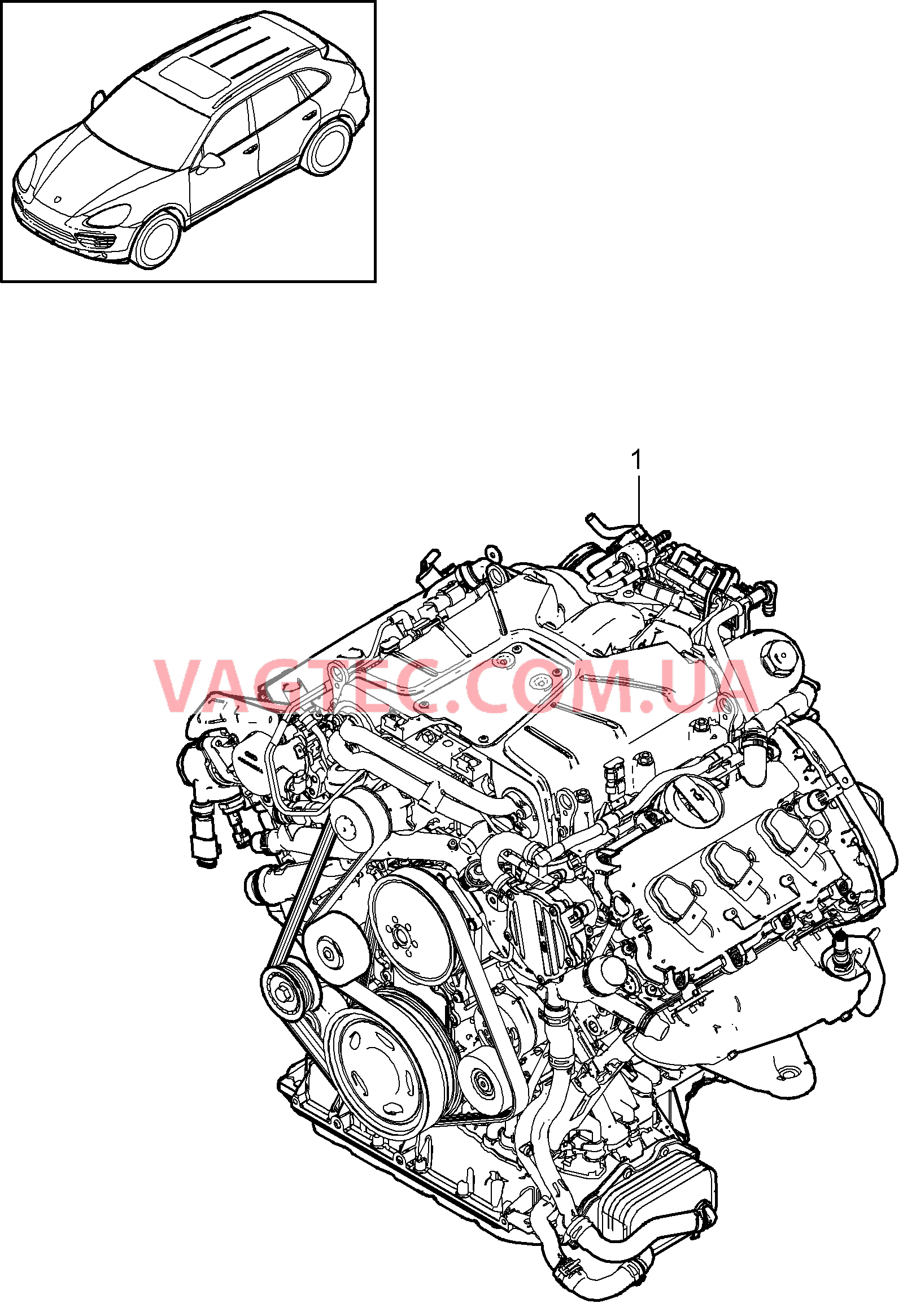 101-030 Запасной двигатель
						
						MCG.EA/FA, MCJ.TB, M06.EC для PORSCHE Cayenne 2011-2018USA