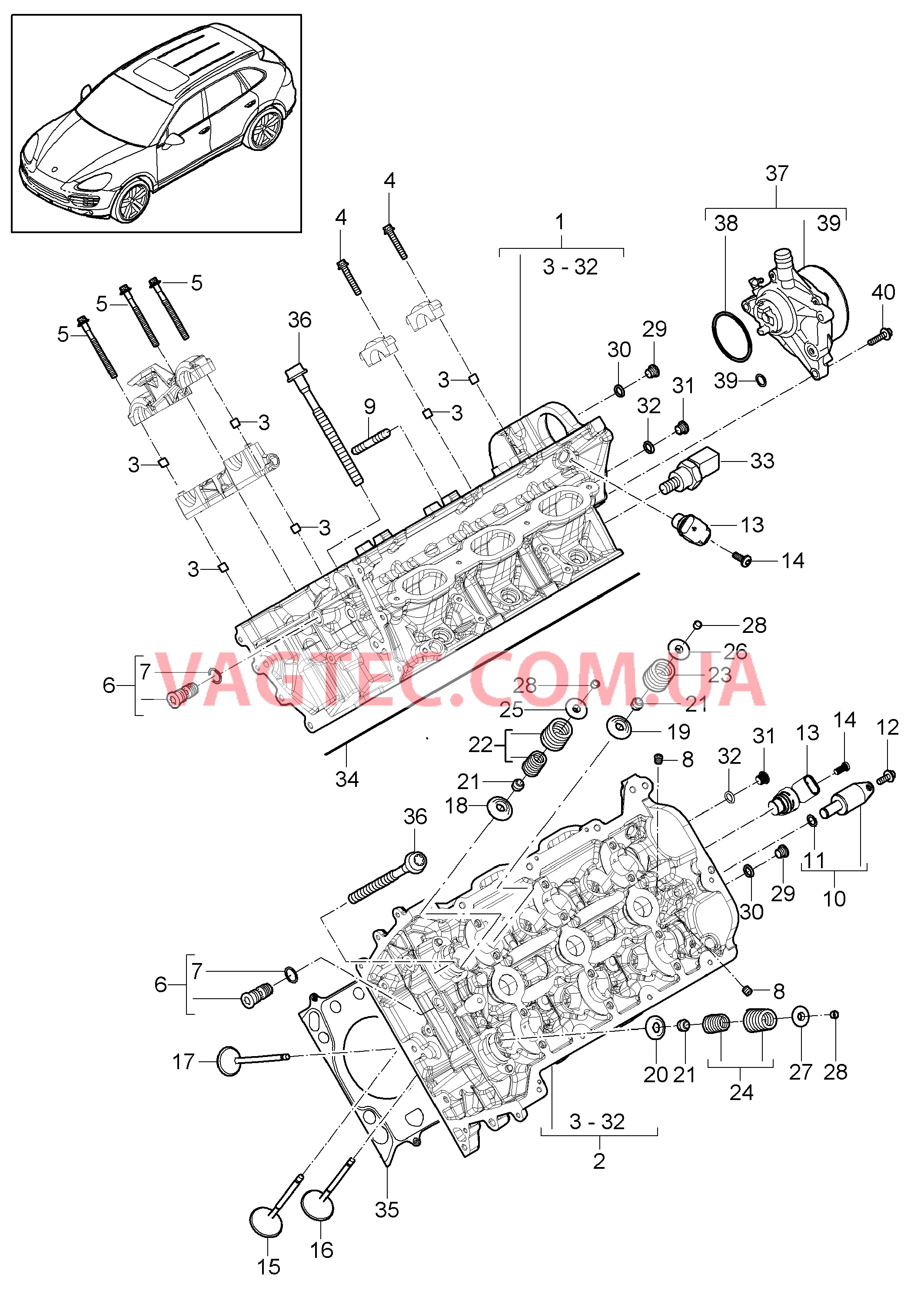 103-002 Гбц, Вакуумный насос
						
						MCU.RA, MCX.ZA для PORSCHE Cayenne 2011-2018USA