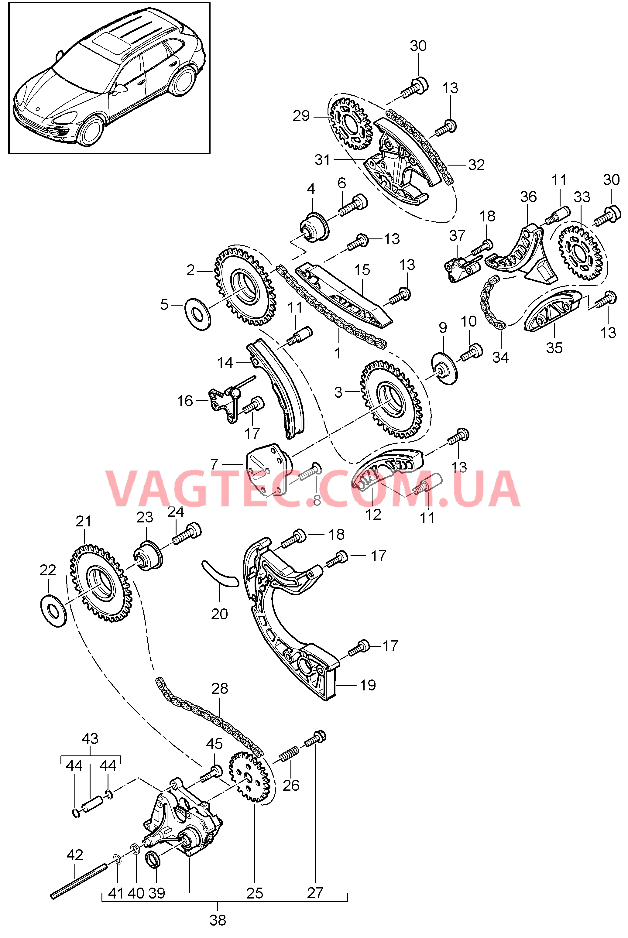 103-087 Управление клапанов
						
						MCU.DB/DC для PORSCHE Cayenne 2011-2018