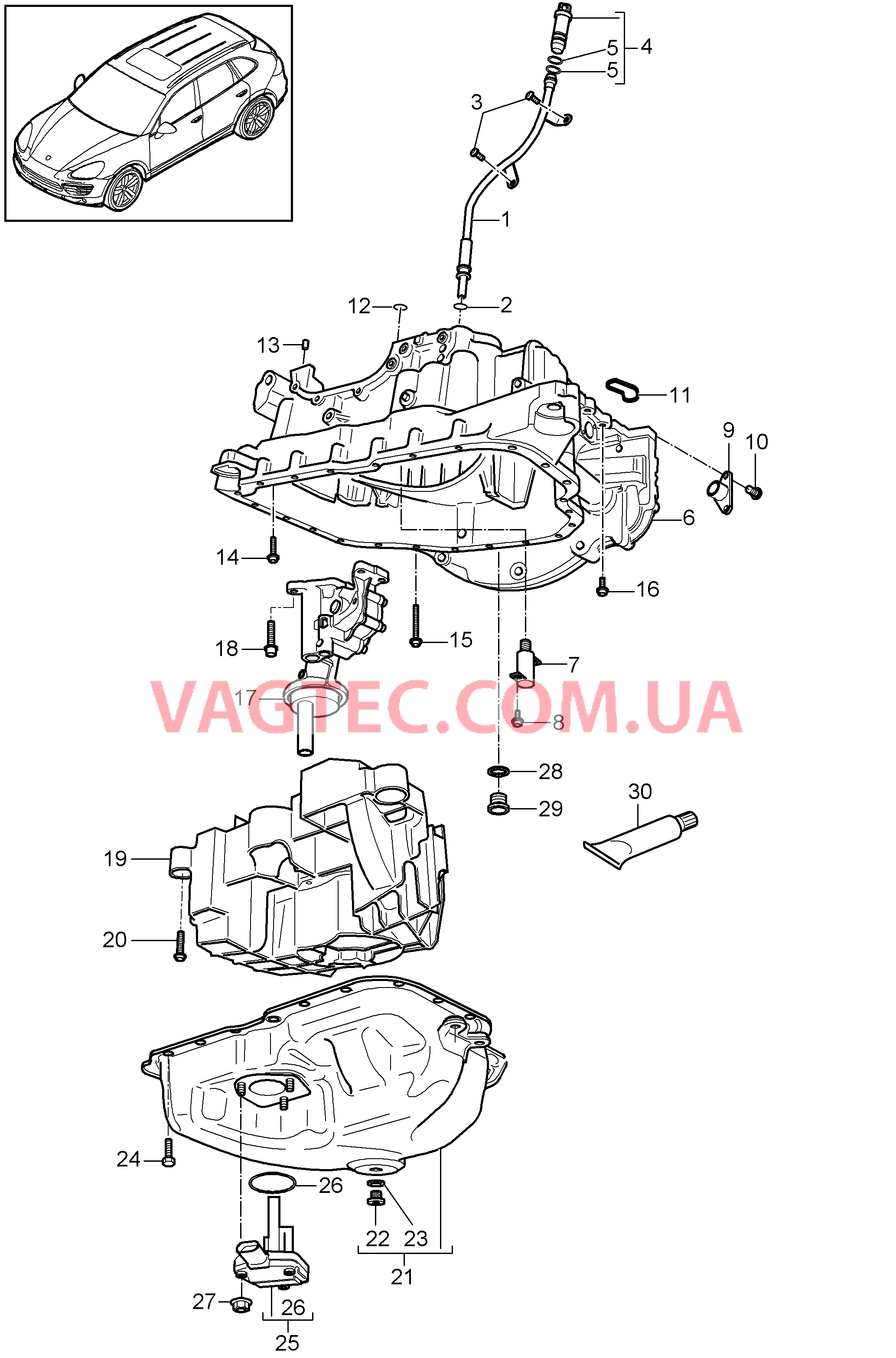 104-030 Кожух масл. направляющ., Масляный насос, Масляный поддон
						
						M05.9E для PORSCHE Cayenne 2011-2018