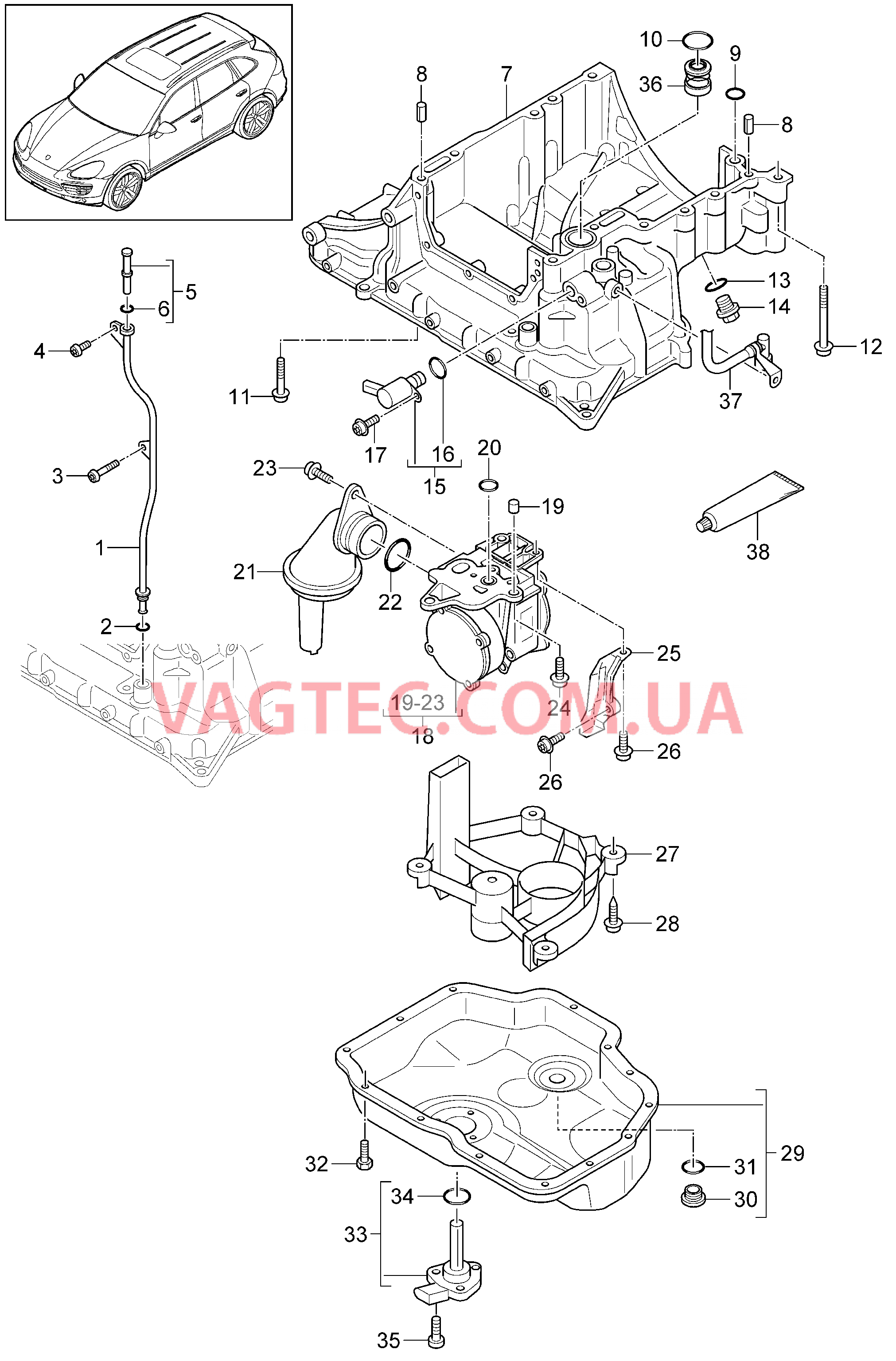 104-035 Кожух масл. направляющ., Масляный насос, Вакуумный насос, Масляный поддон
						
						MCN.RB, MCR.CA/CB, MCV.VA/VB, MCV.VC для PORSCHE Cayenne 2011-2018USA