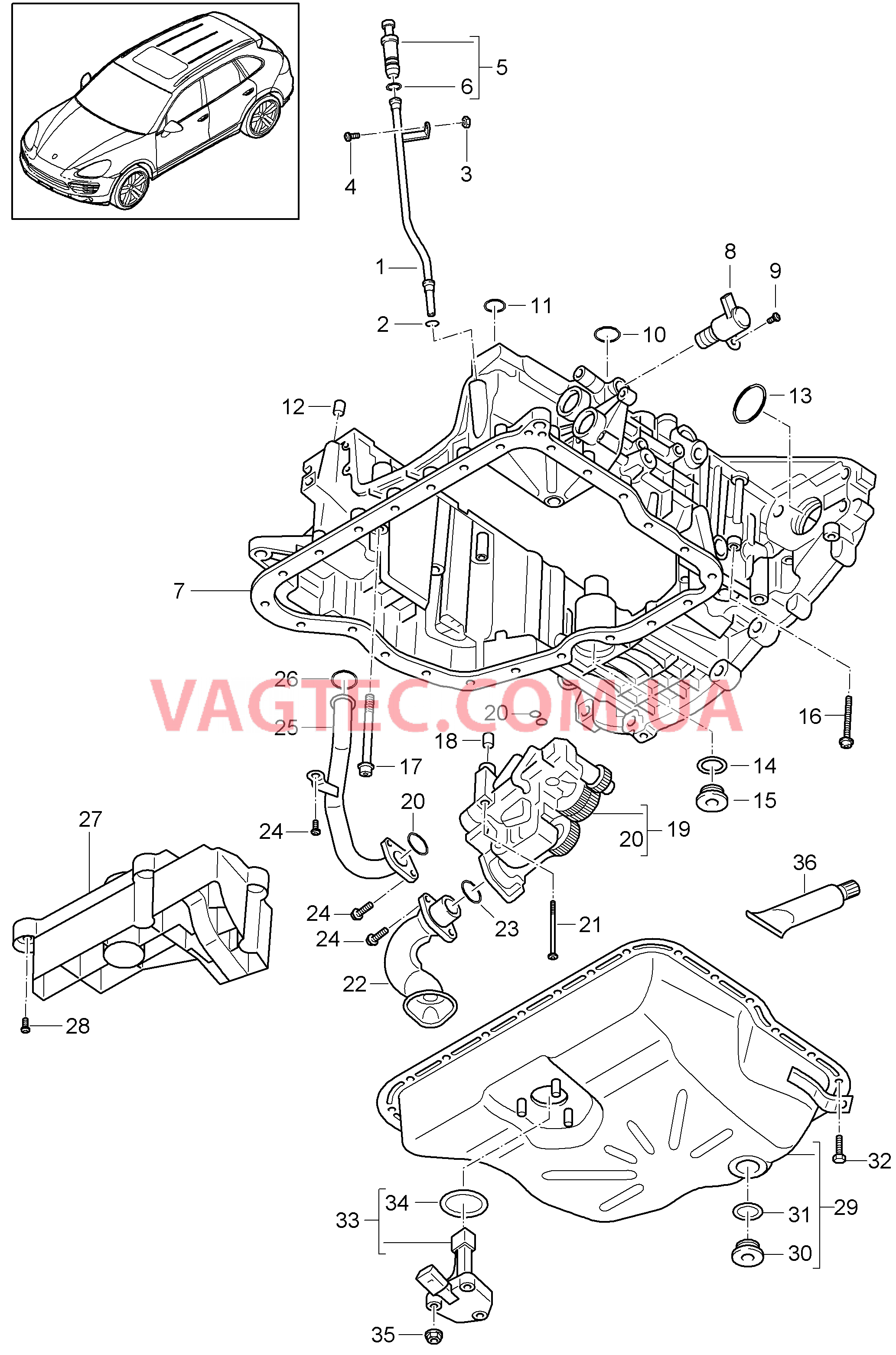 104-045 Кожух масл. направляющ., Масляный насос, Масляный поддон
						
						MCU.DB/DC для PORSCHE Cayenne 2011-2018