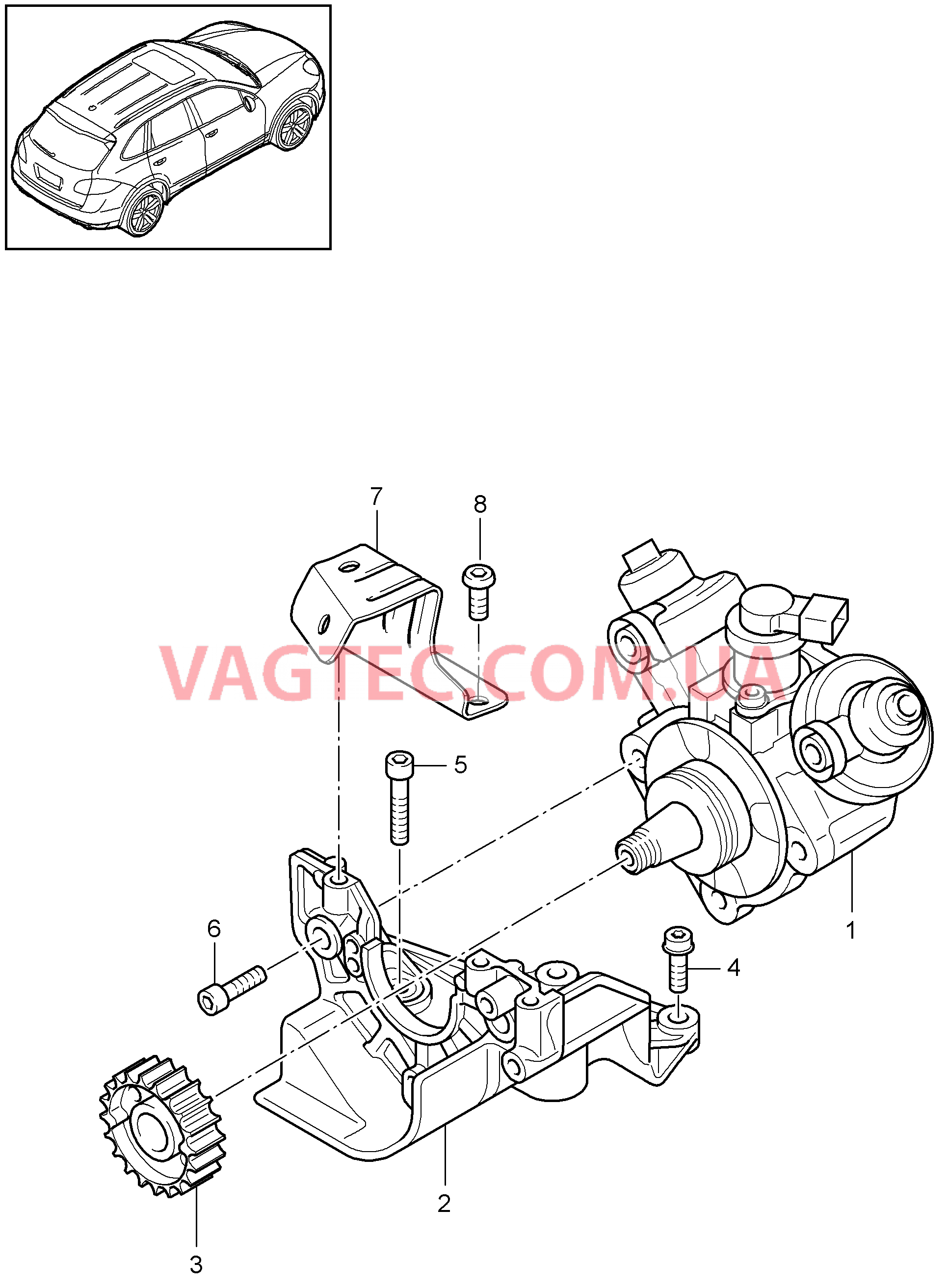 107-047 Насос высокого давления
						
						MCU.DB/DC для PORSCHE Cayenne 2011-2018