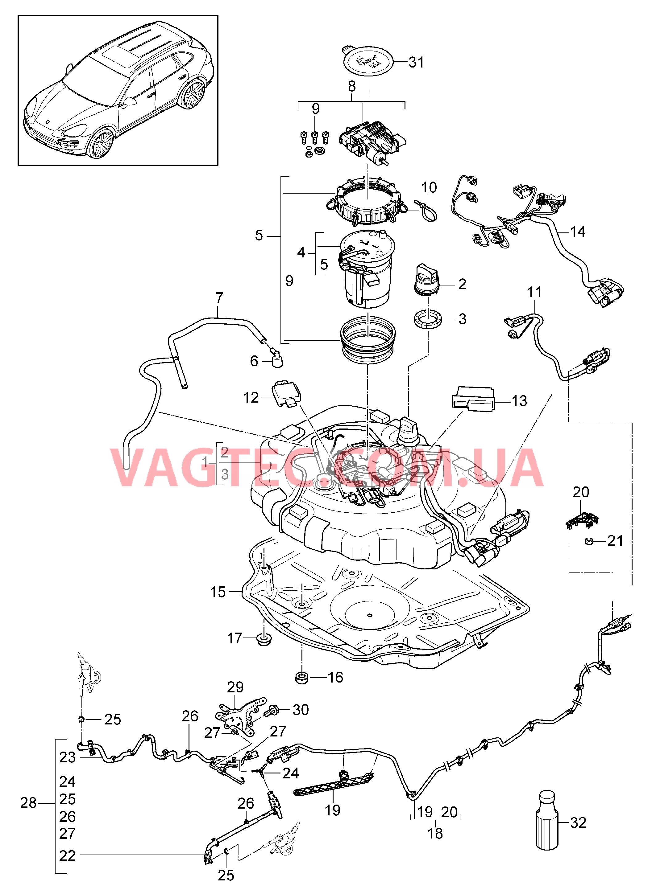 202-029 Очистка ОГ
						
						IDD8/7MM для PORSCHE Cayenne 2011-2018