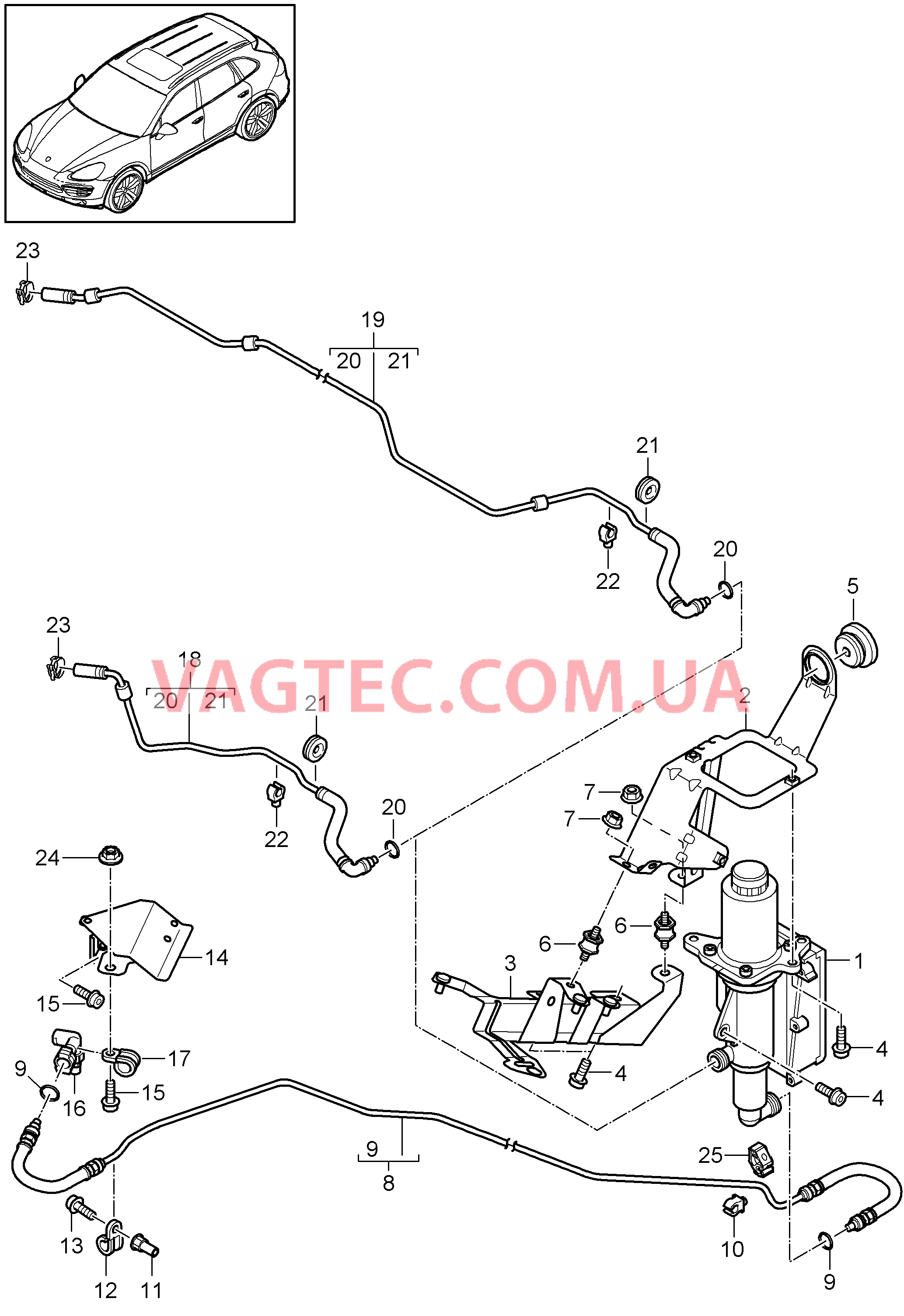 301-020 Управляющий модуль, гидравлический, Электродвигатель
						
						ID19 для PORSCHE Cayenne 2011-2018USA