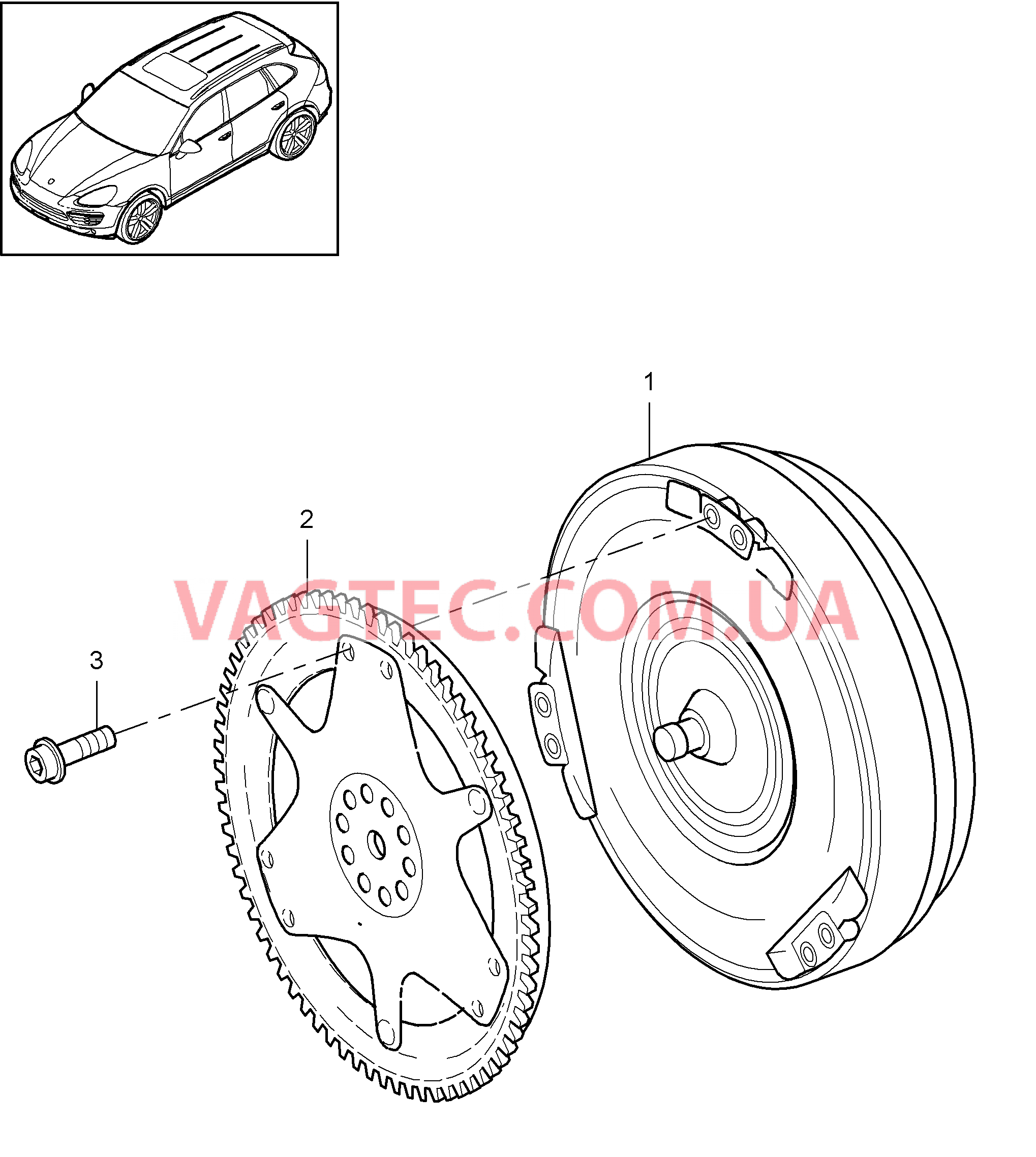 330-000 TIPTRONIC, Преобразователь крутящего момента, Ведомый диск
						
						IG1G для PORSCHE Cayenne 2011-2018USA