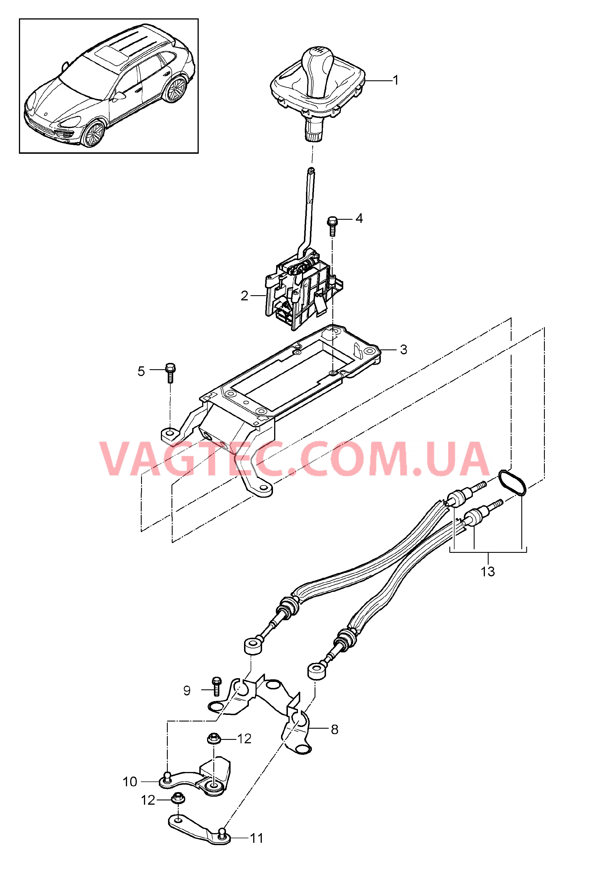 701-000 Механизм перекл.передач, Мкпп
						
						IG0L для PORSCHE Cayenne 2011-2018