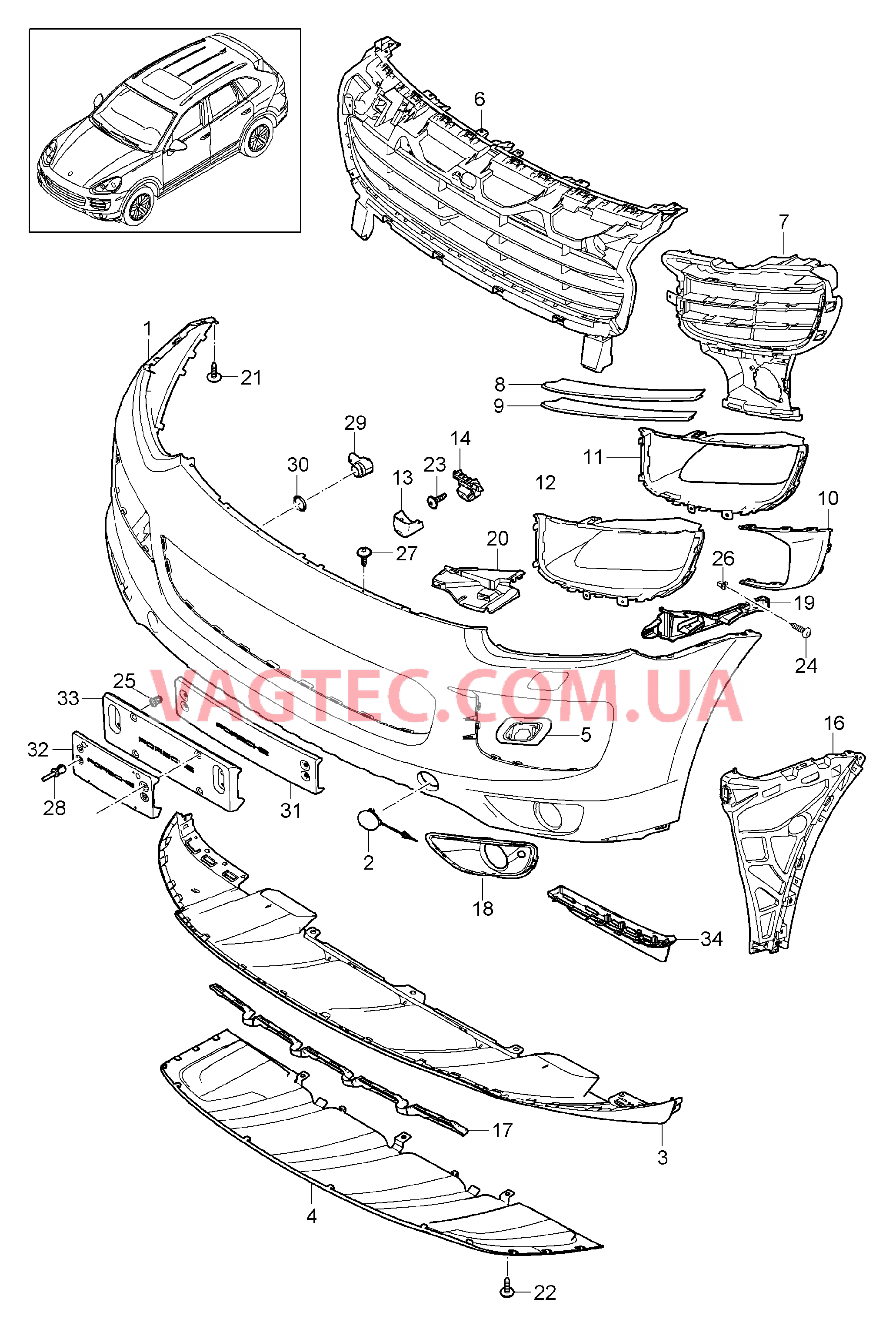 802-010 Обшивка, передний, Базовый, 2. поколение
						
						IDD8/DU2/DV7, ID1V/D11/D19, ID34/D43/D50, ID51 для PORSCHE Cayenne 2011-2018USA