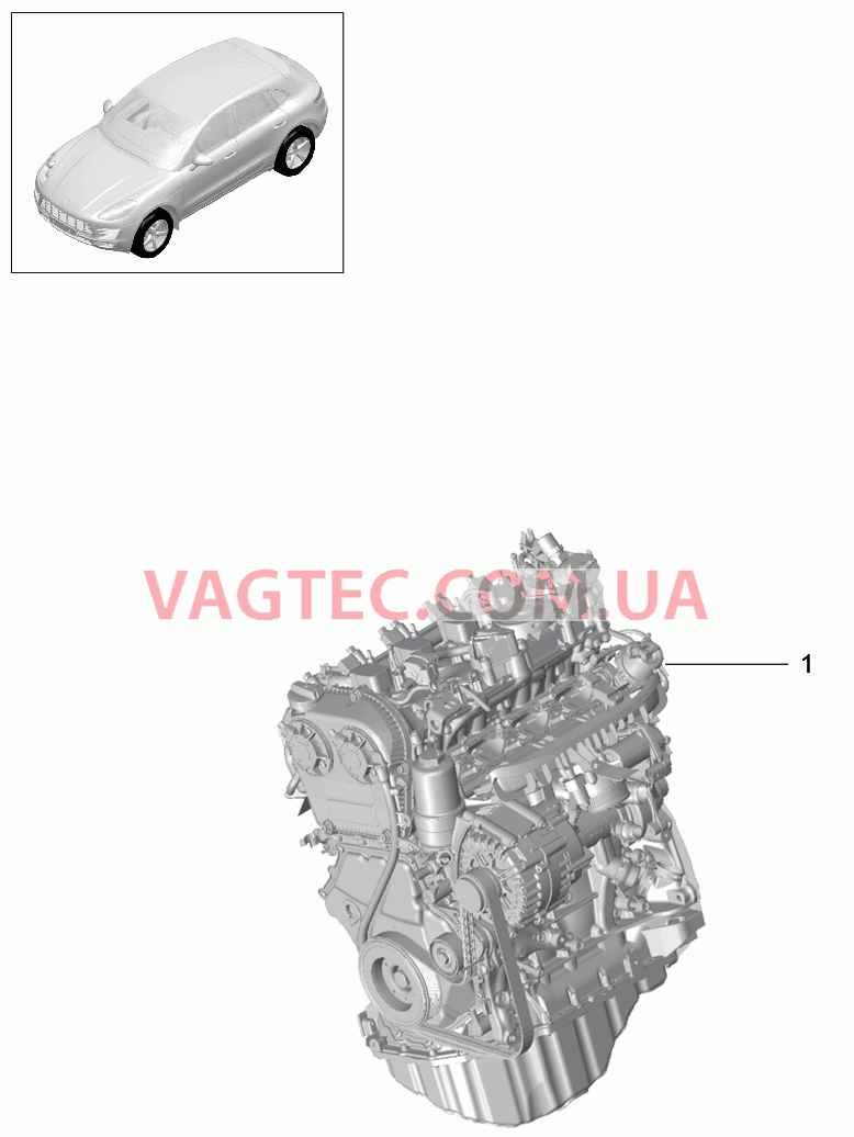 101-020 Запасной двигатель, с, Ведомый диск, PDK
						
						MCN.CC, MCY.NA/NB/PA для PORSCHE Macan 2014-2017USA