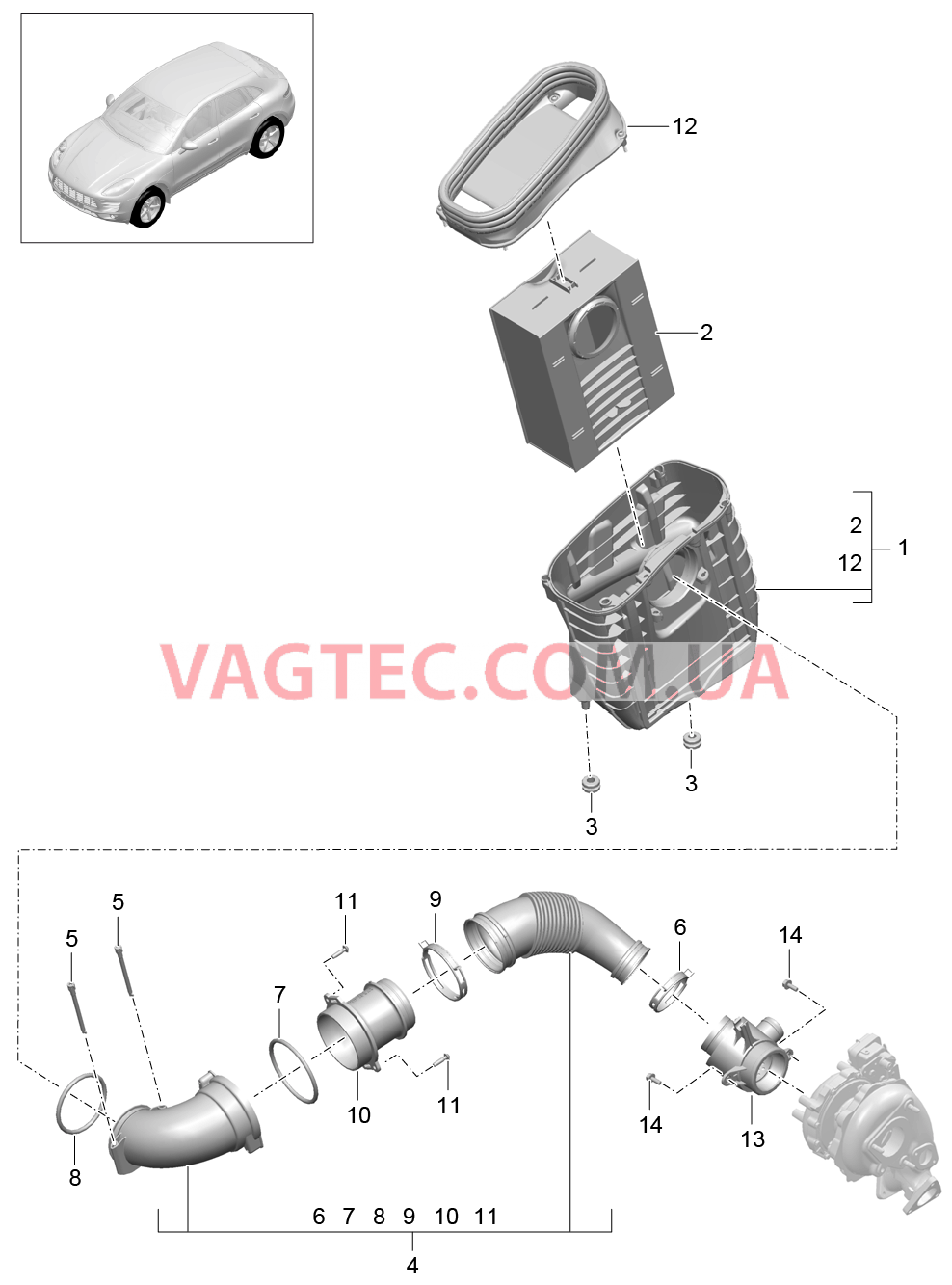 106-010 Воздушный фильтр
						
						MCD.UD, MCT.BA/BB/BC для PORSCHE Macan 2014-2017