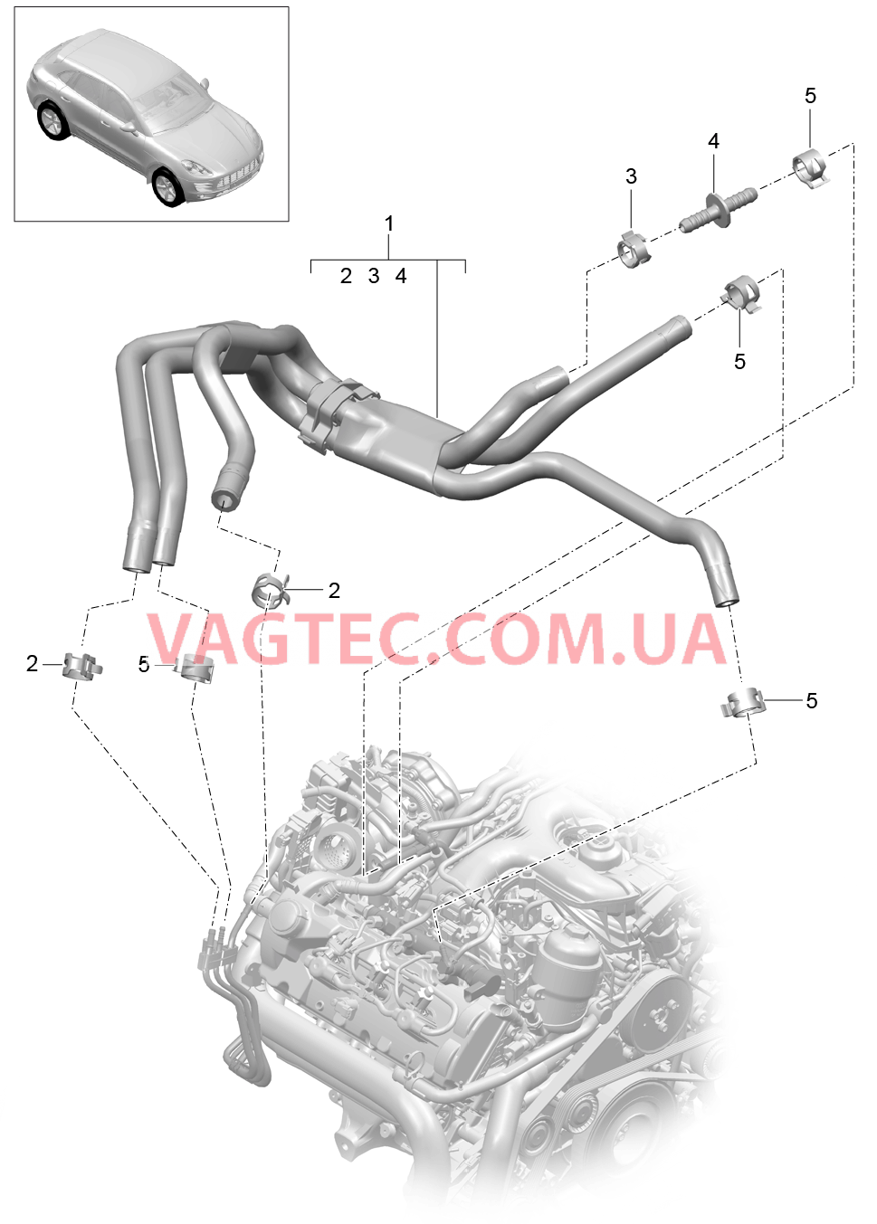 201-035 Топливная система, Топливная магистраль, Моторный отсек
						
						MCD.UD, MCT.BA/BB/BC для PORSCHE Macan 2014-2017