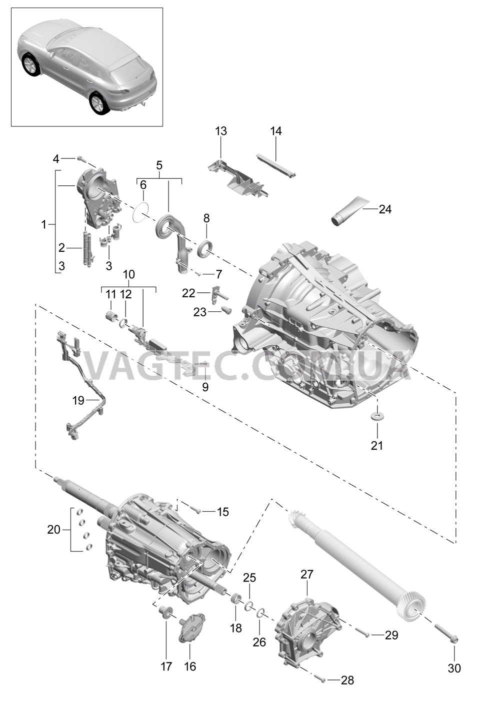 340-001 Масляный насос, Электроника для PORSCHE Macan 2014-2017USA