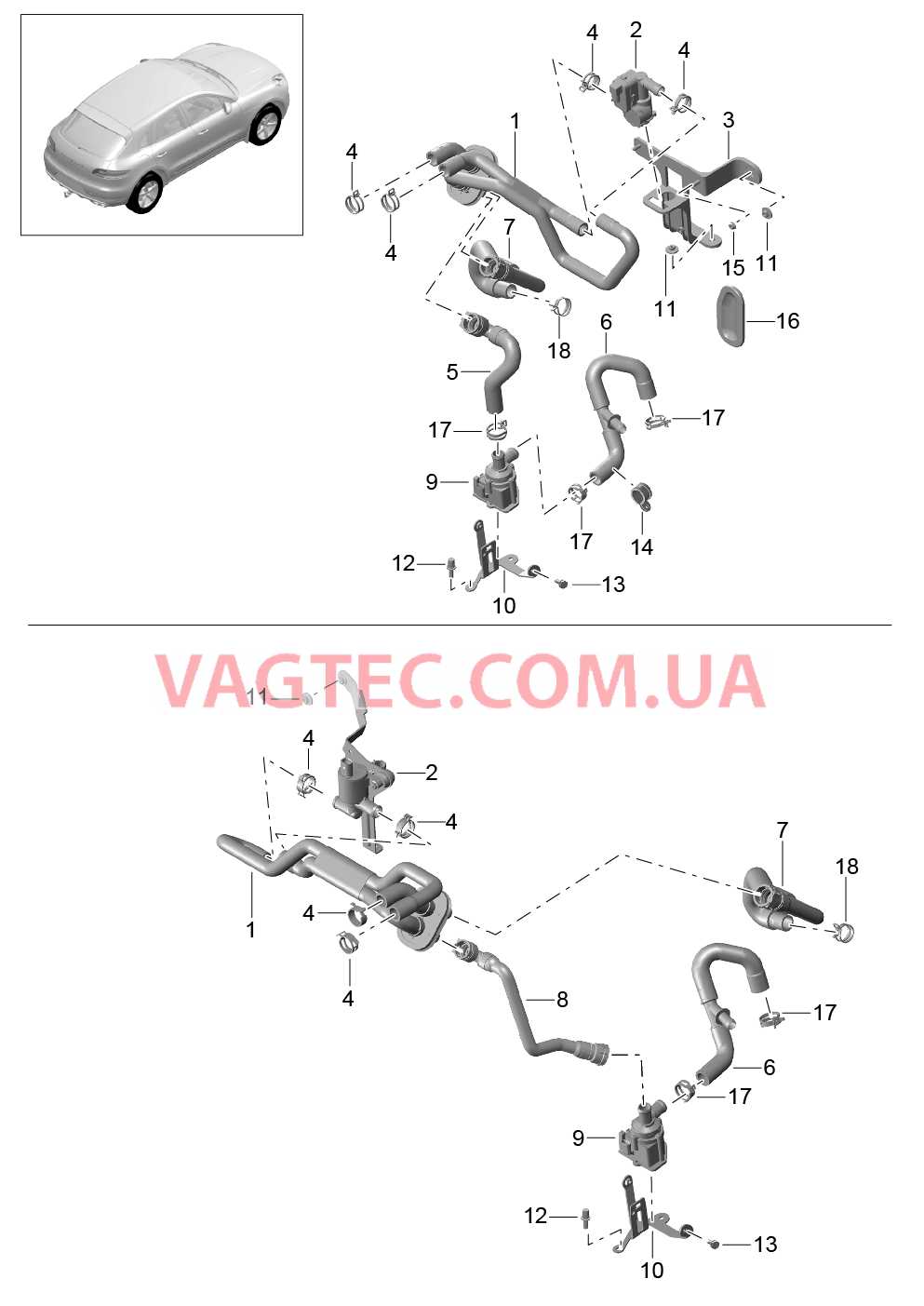 813-005 Проводка обогрева, Подвод, Задний ход, Базовый
						
						V6 BT, IDU0/DU1 для PORSCHE Macan 2014-2017USA