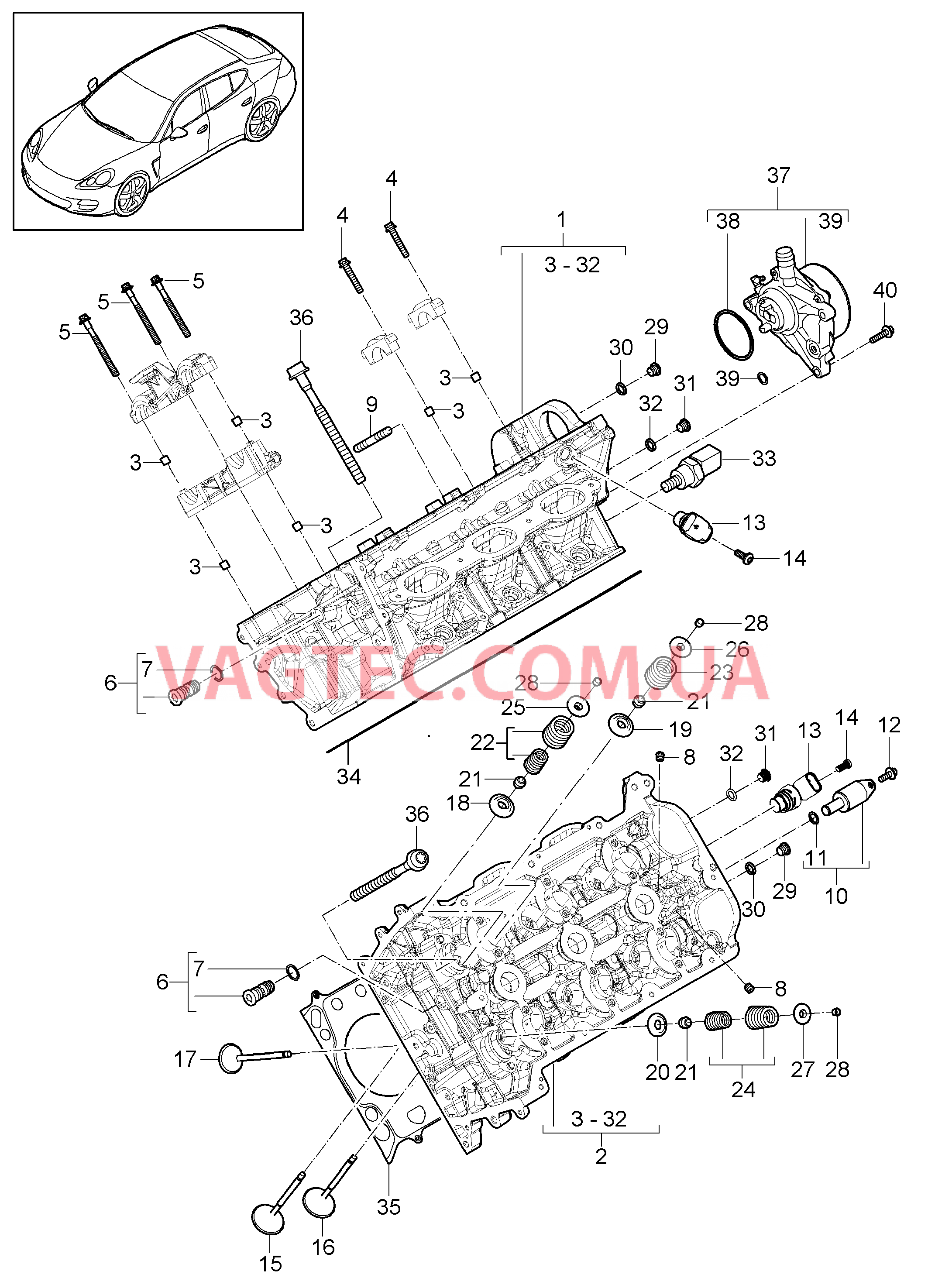 103-006 Гбц, Вакуумный насос
						
						MCW.DA/FA для PORSCHE Panamera 2010-2016