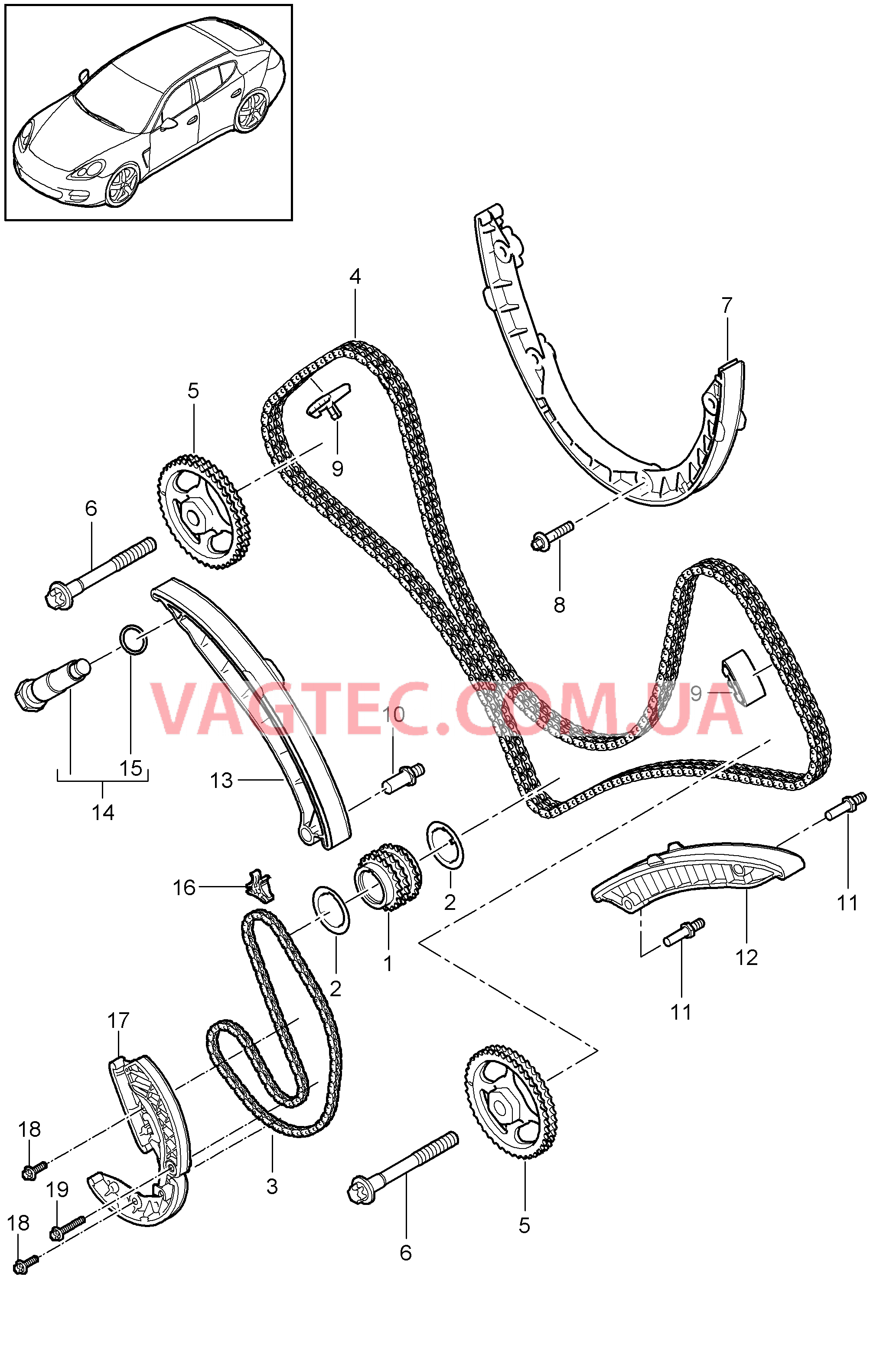 103-070 Управление клапанов
						
						MCW.AA, MCX.NA, M46.20/40 для PORSCHE Panamera 2010-2016