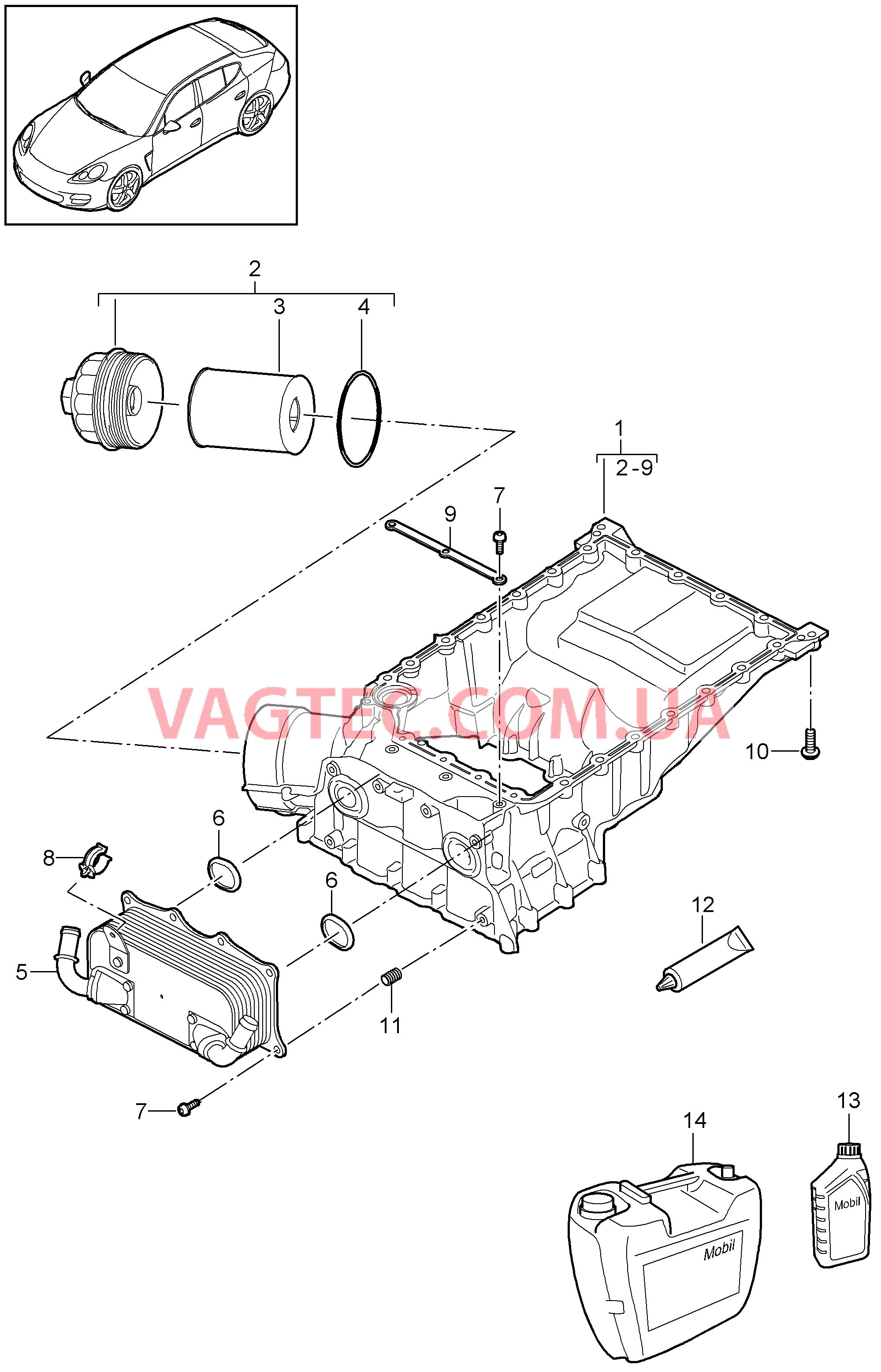 104-040 Кожух масл. направляющ., Масляный фильтр, Теплообменник
						
						MCW.AA, MCX.NA, M46.20/40 для PORSCHE Panamera 2010-2016USA