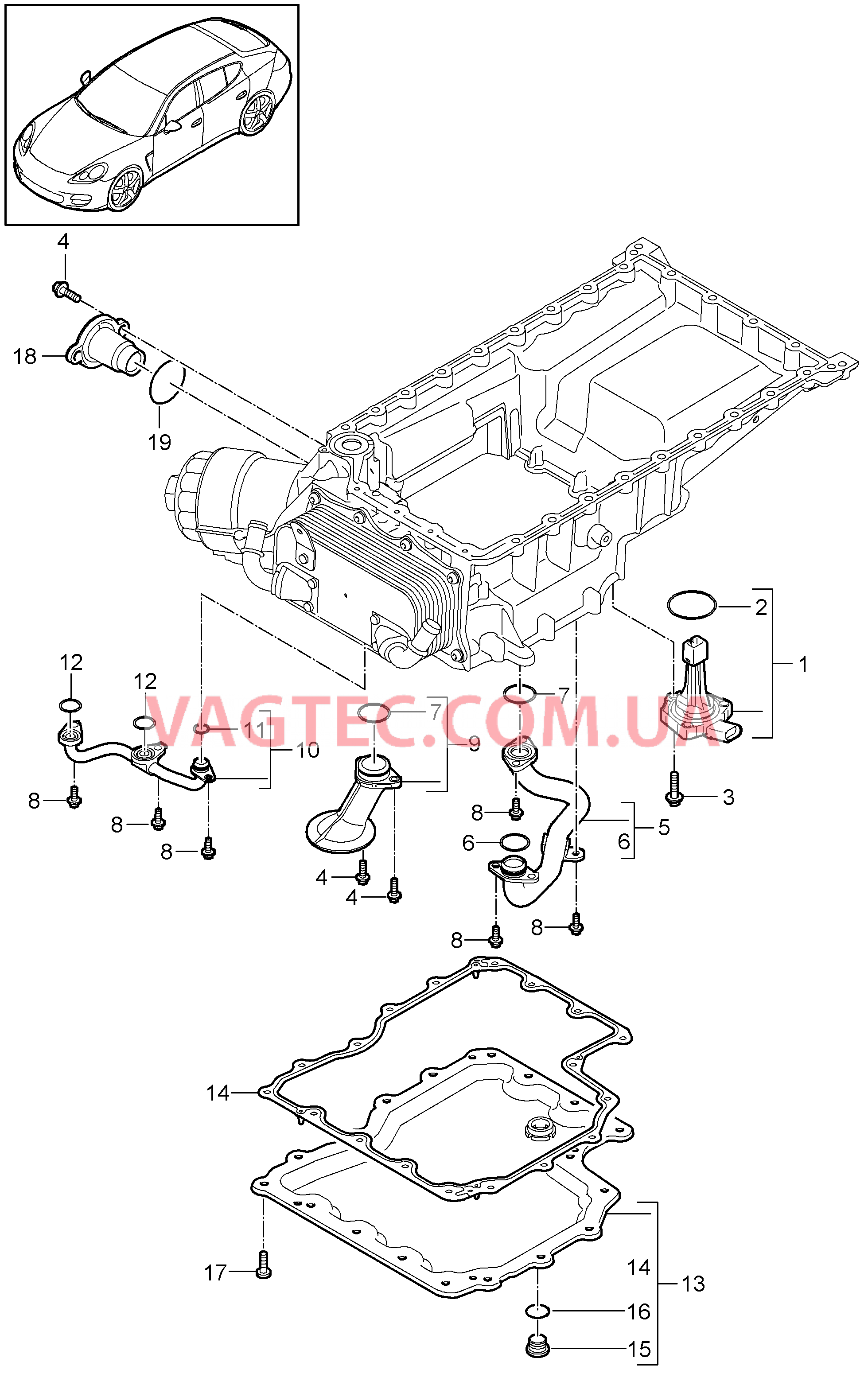 104-070 Всасывающ. масло трубка, Масляный поддон
						
						MCW.AA, MCX.NA, M46.20/40 для PORSCHE Panamera 2010-2016