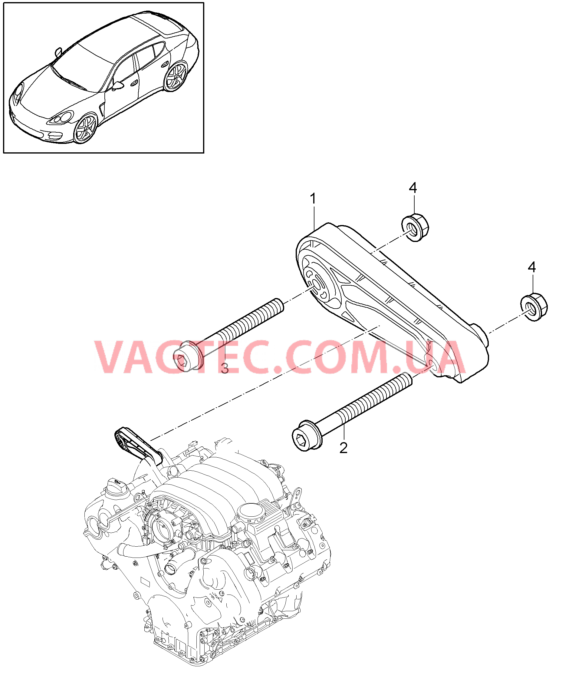 109-010 Подвеска двигателя, Опора двигателя
						
						MCW.AA, MCX.NA, M46.20/40 для PORSCHE Panamera 2010-2016USA