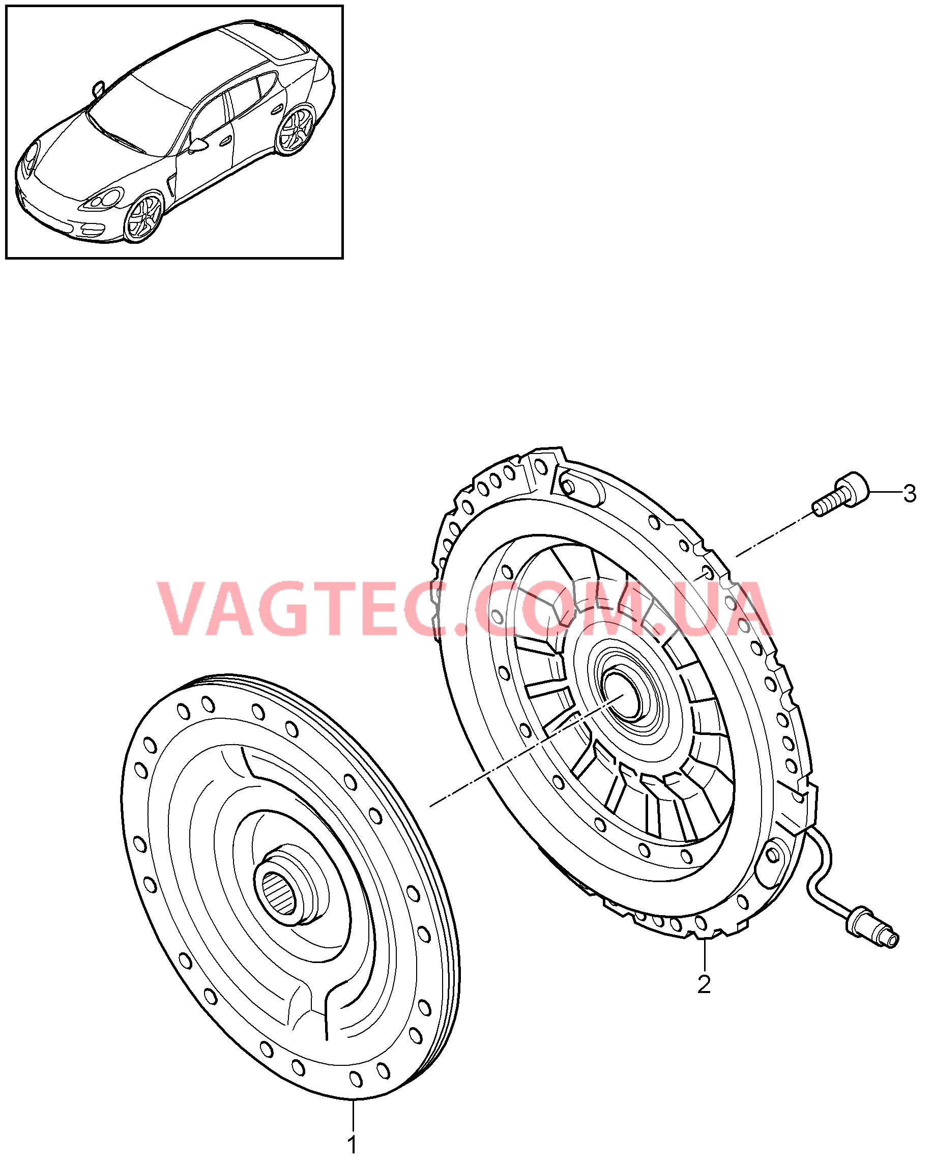 301-010 Сцепление, Гибрид
						
						MCG.EA/FA для PORSCHE Panamera 2010-2016