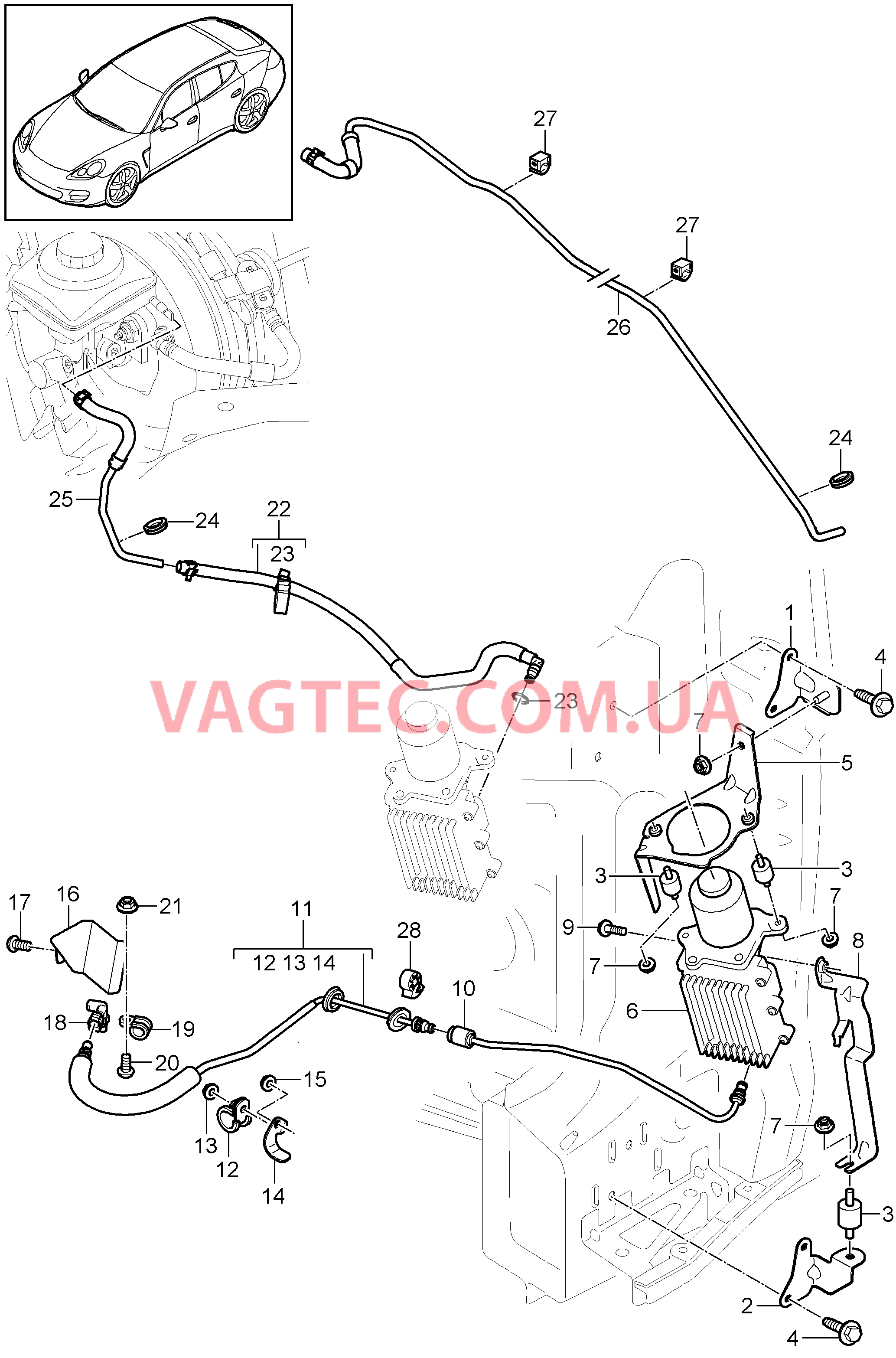 301-020 Управляющий модуль, гидравлический, Электродвигатель
						
						MCG.EA/FA для PORSCHE Panamera 2010-2016