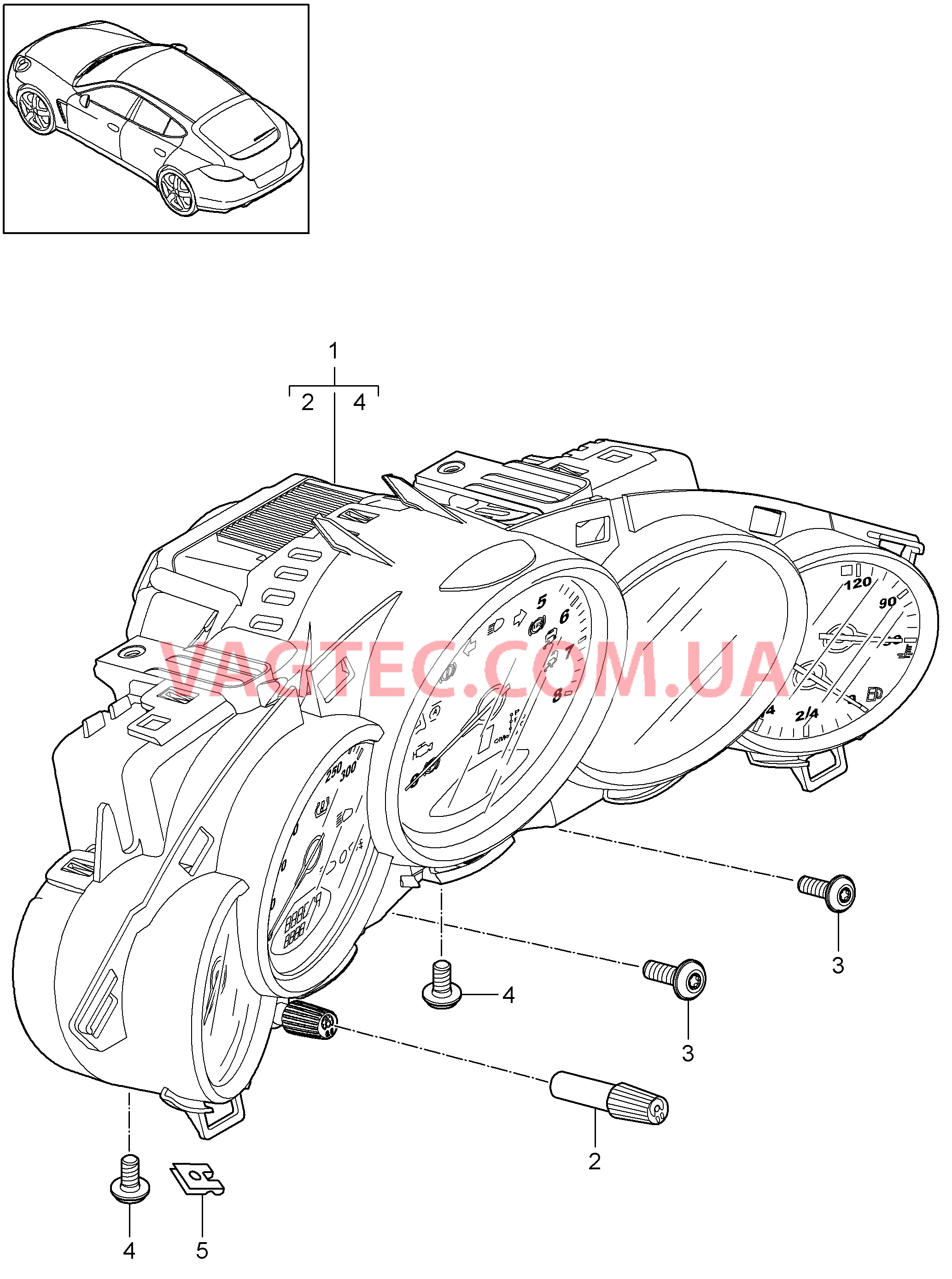 906-002 Инструменты, Программа EXCLUSIVE
						
						IXFG/XFJ/XFL для PORSCHE Panamera 2010-2016