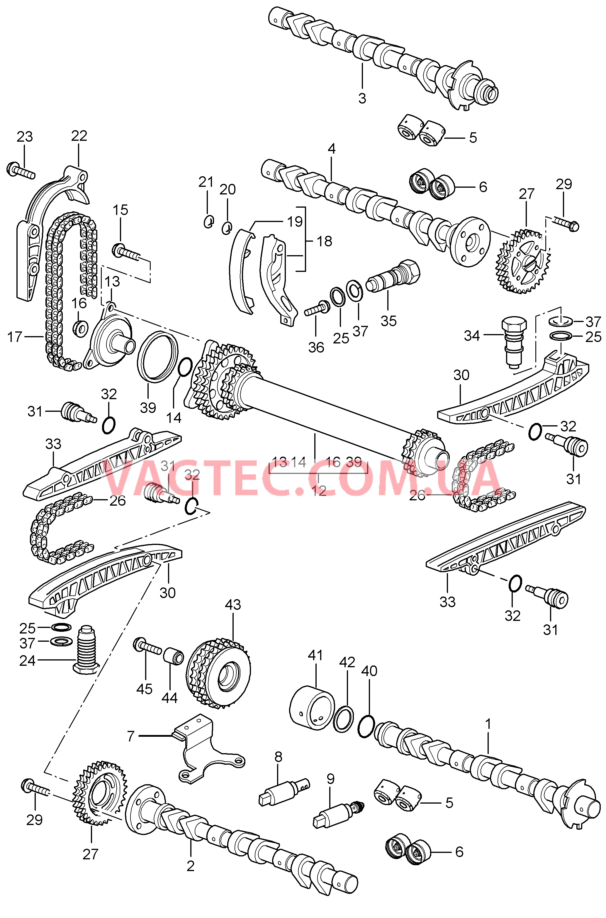 103-010 Распредвал, Привод
						
						M97.01, M96.05 для PORSCHE 911.Carrera 2005-2008USA