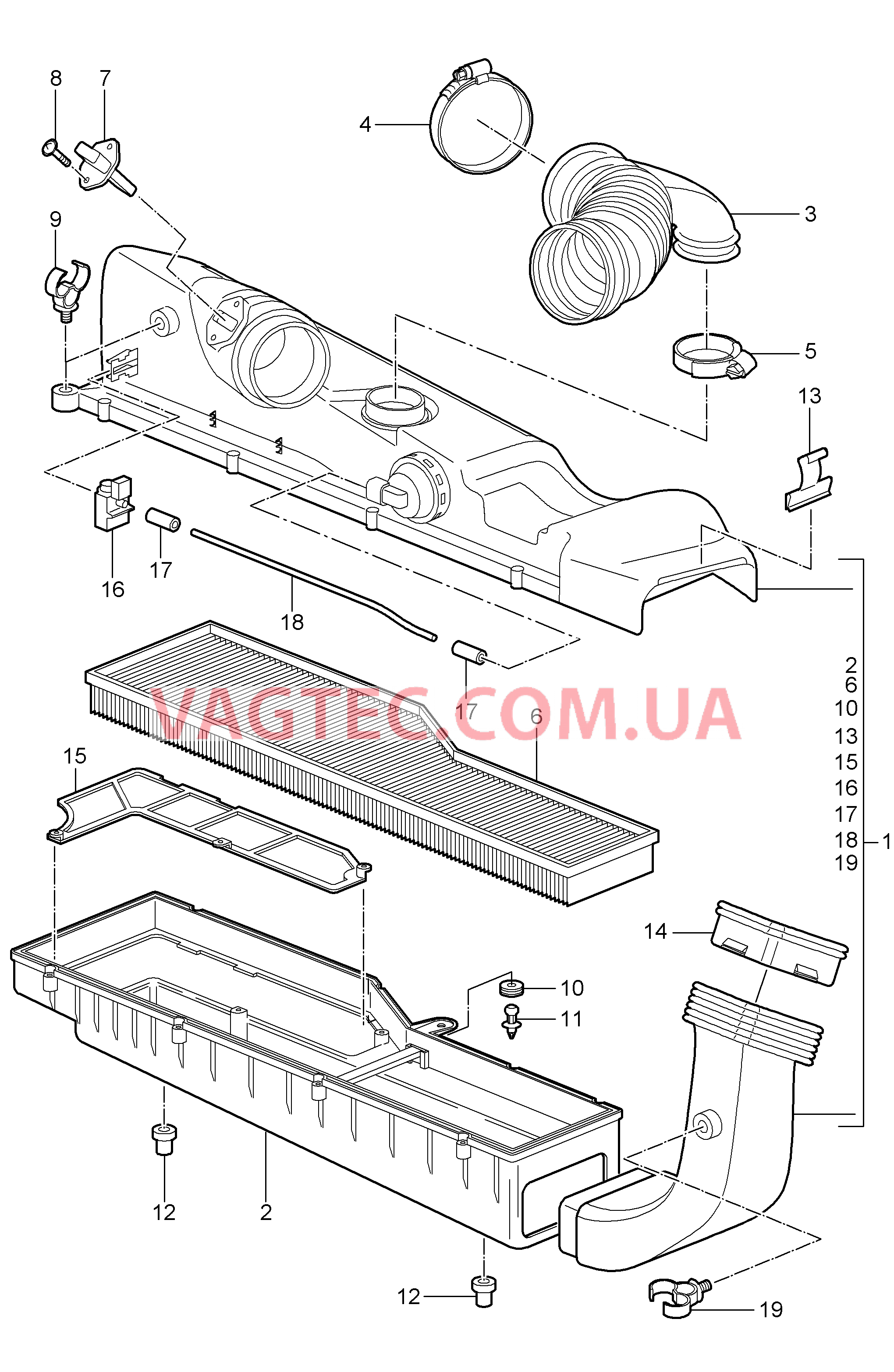 106-001 Воздушный фильтр
						
						M97.01 для PORSCHE 911.Carrera 2005-2008USA