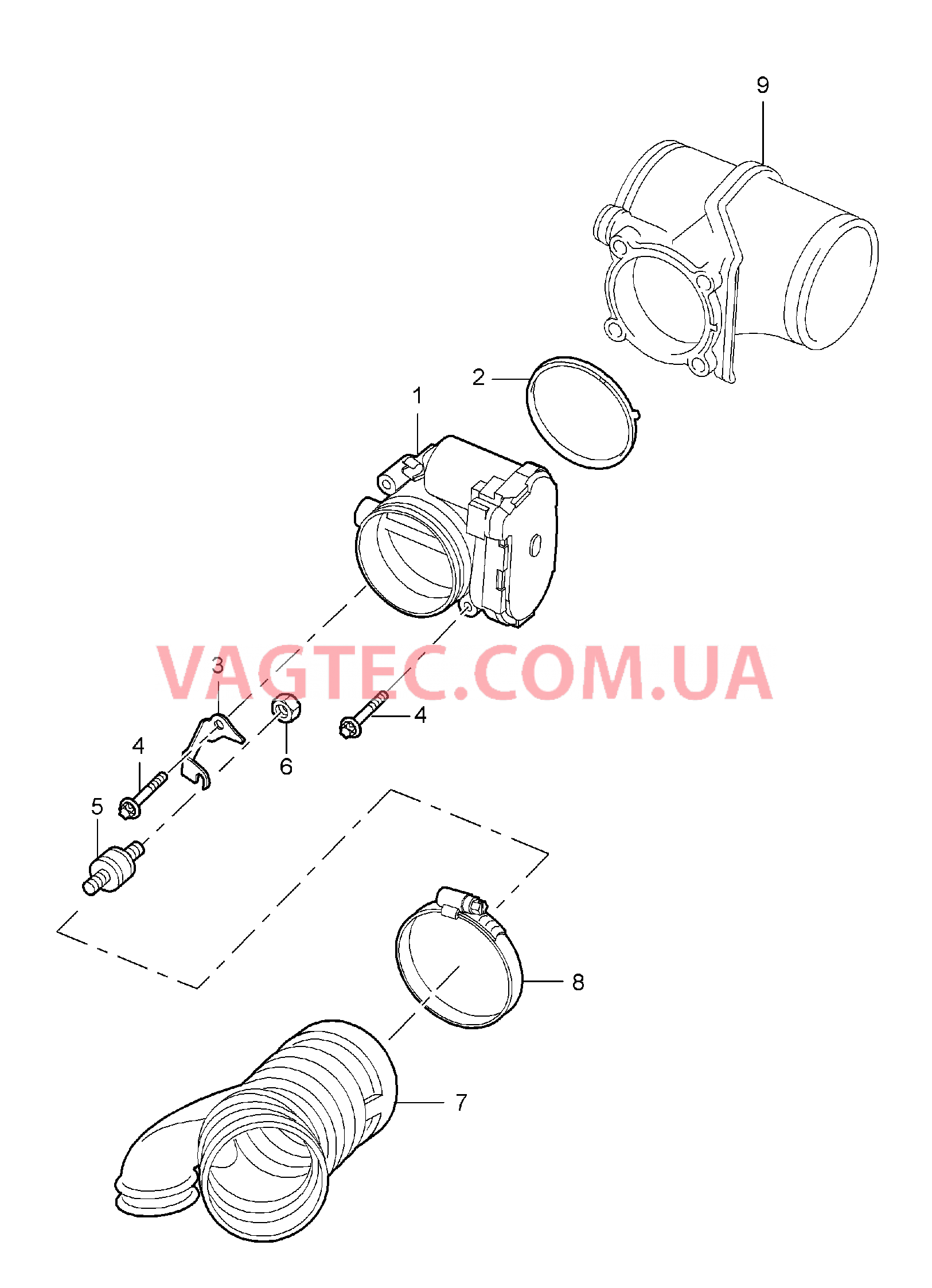 107-000 Патр. дроссел.заслонки
						
						M97.01, M96.05 для PORSCHE 911.Carrera 2005-2008USA