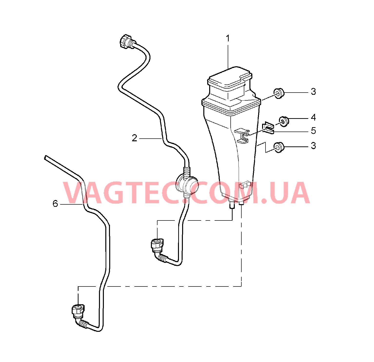 201-020 Резервуар с активир.углем для PORSCHE 911.Carrera 2005-2008