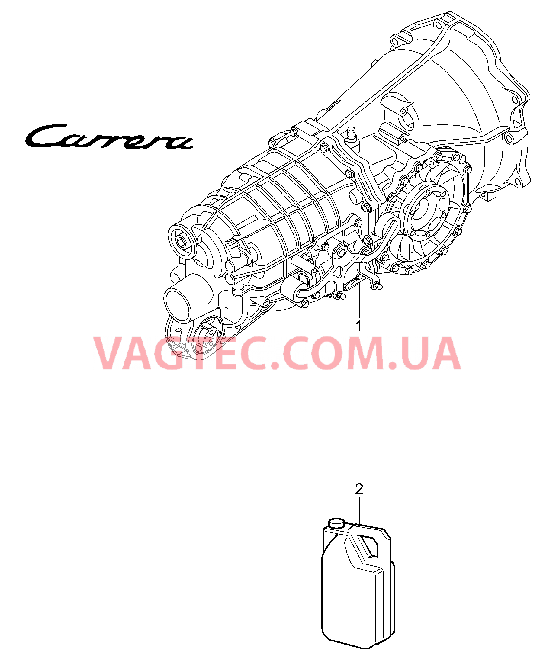 302-000 Мкпп, Заменная коробка передач
						
						G97.01, G97.31 для PORSCHE 911.Carrera 2005-2008USA