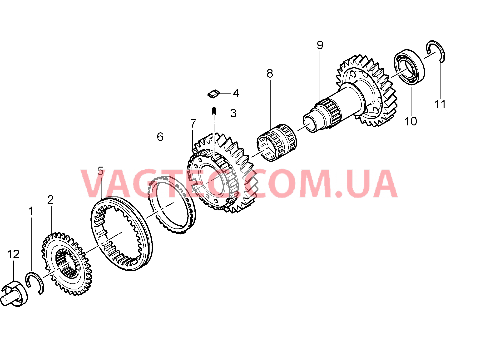 303-004 Передача заднего хода
						
						G97.01, G97.31 для PORSCHE 911.Carrera 2005-2008USA