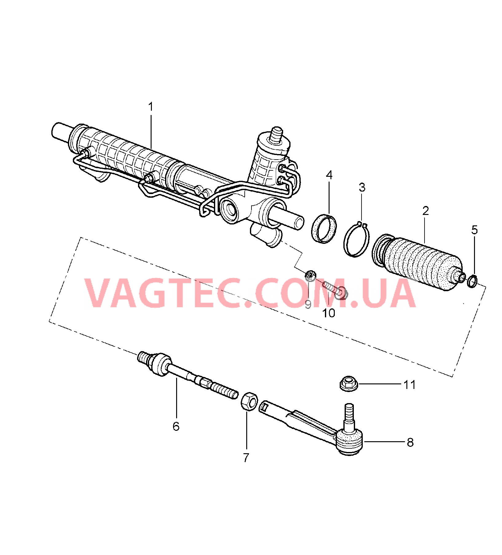 403-000 Рул.управ.с усилителем, Рулевой механизм, Элементы управления для PORSCHE 911.Carrera 2005-2008