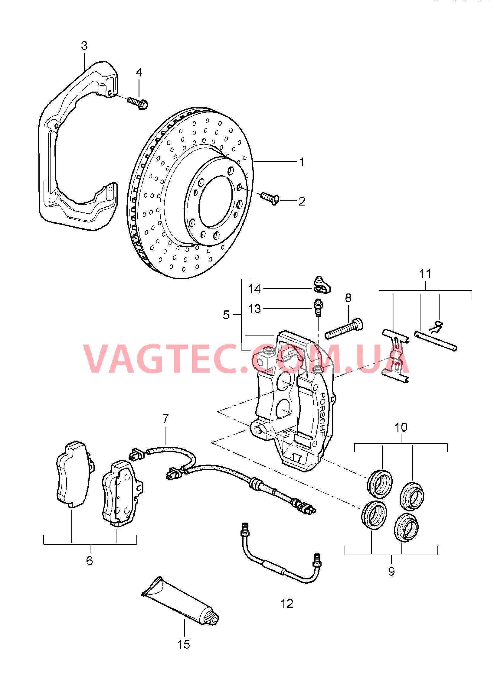 603-000 Дисковой тормоз, Задняя ось
						
						CARRERA 2, CARRERA 2S для PORSCHE 911.Carrera 2005-2008USA