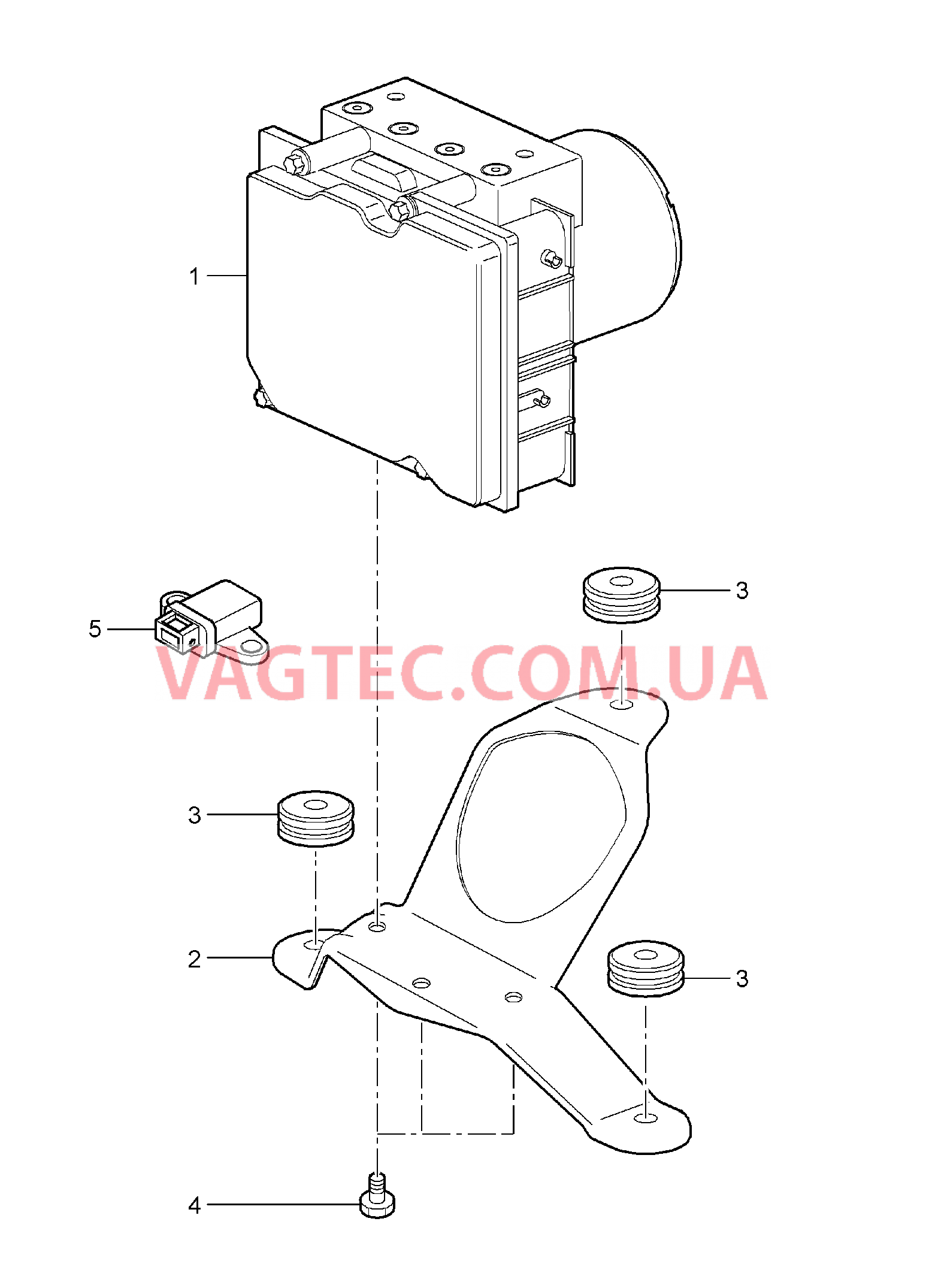 605-000 Гидравлич.модуль, ABS, Управление для PORSCHE 911.Carrera 2005-2008