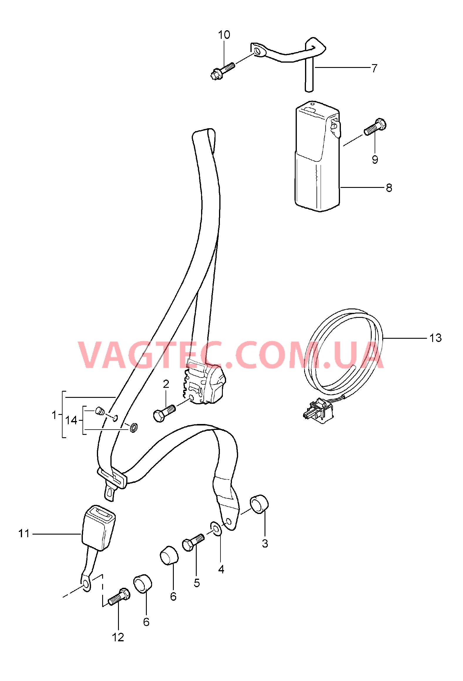 812-001 Ремень безопасности, передний
						
						CABRIO для PORSCHE 911.Carrera 2005-2008USA