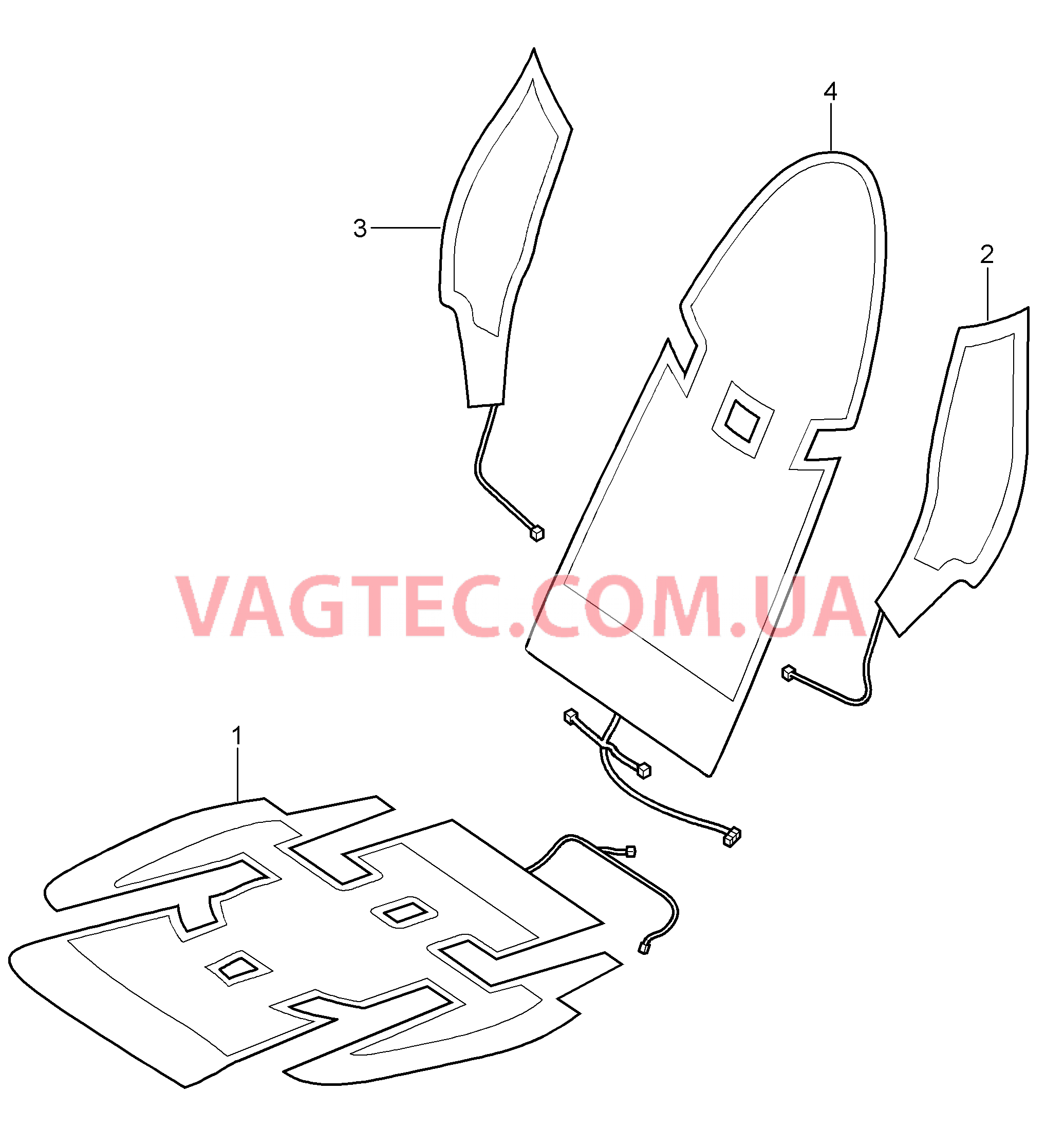 817-018 Обогрев, Переднее сиденье
						
						CARRERA, CABRIO, COUPE, TARGA для PORSCHE 911.Carrera 2005-2008USA