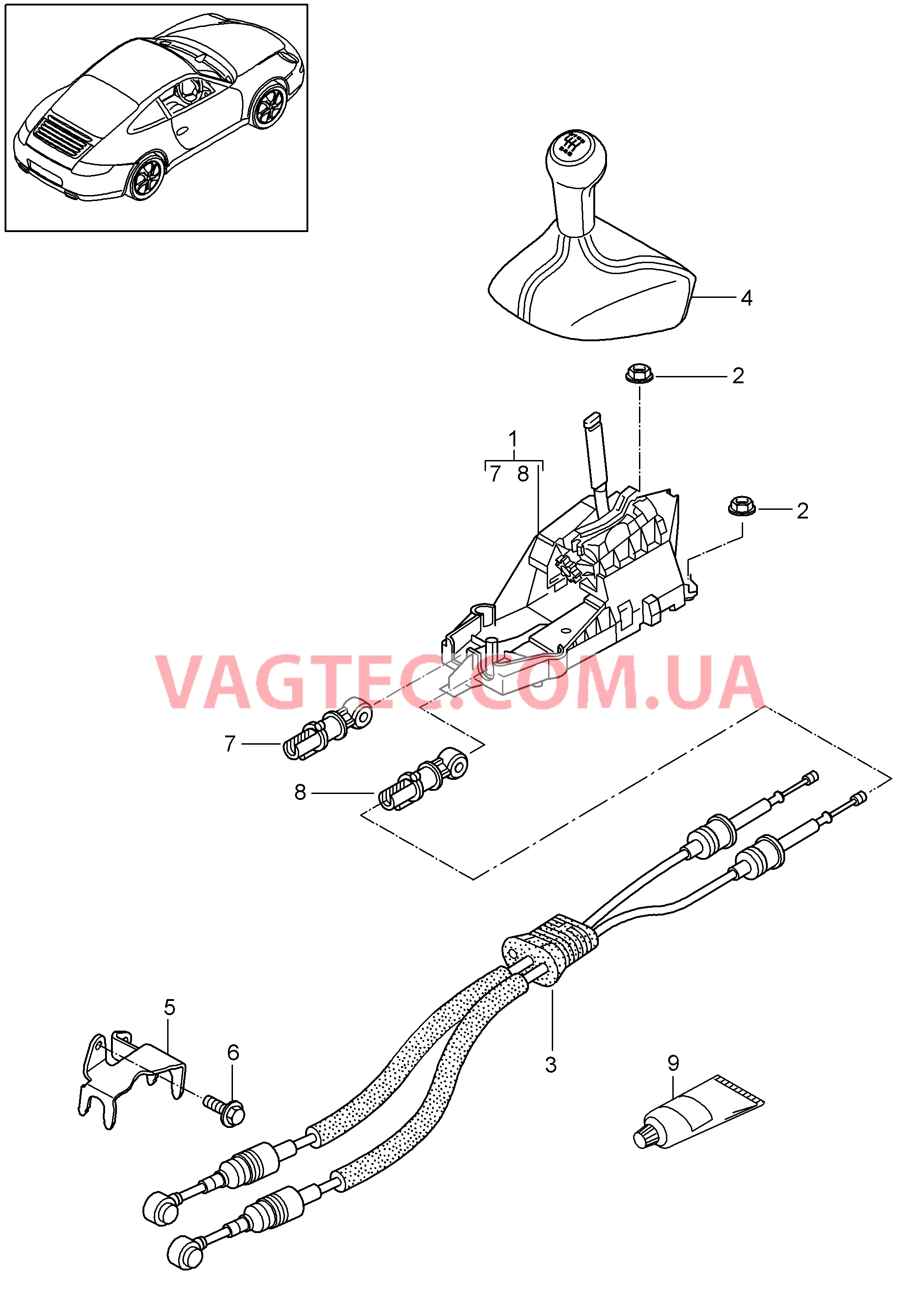 701-000 Механизм перекл.передач, Мкпп
						
						I480 для PORSCHE 911.Carrera 2009-2012