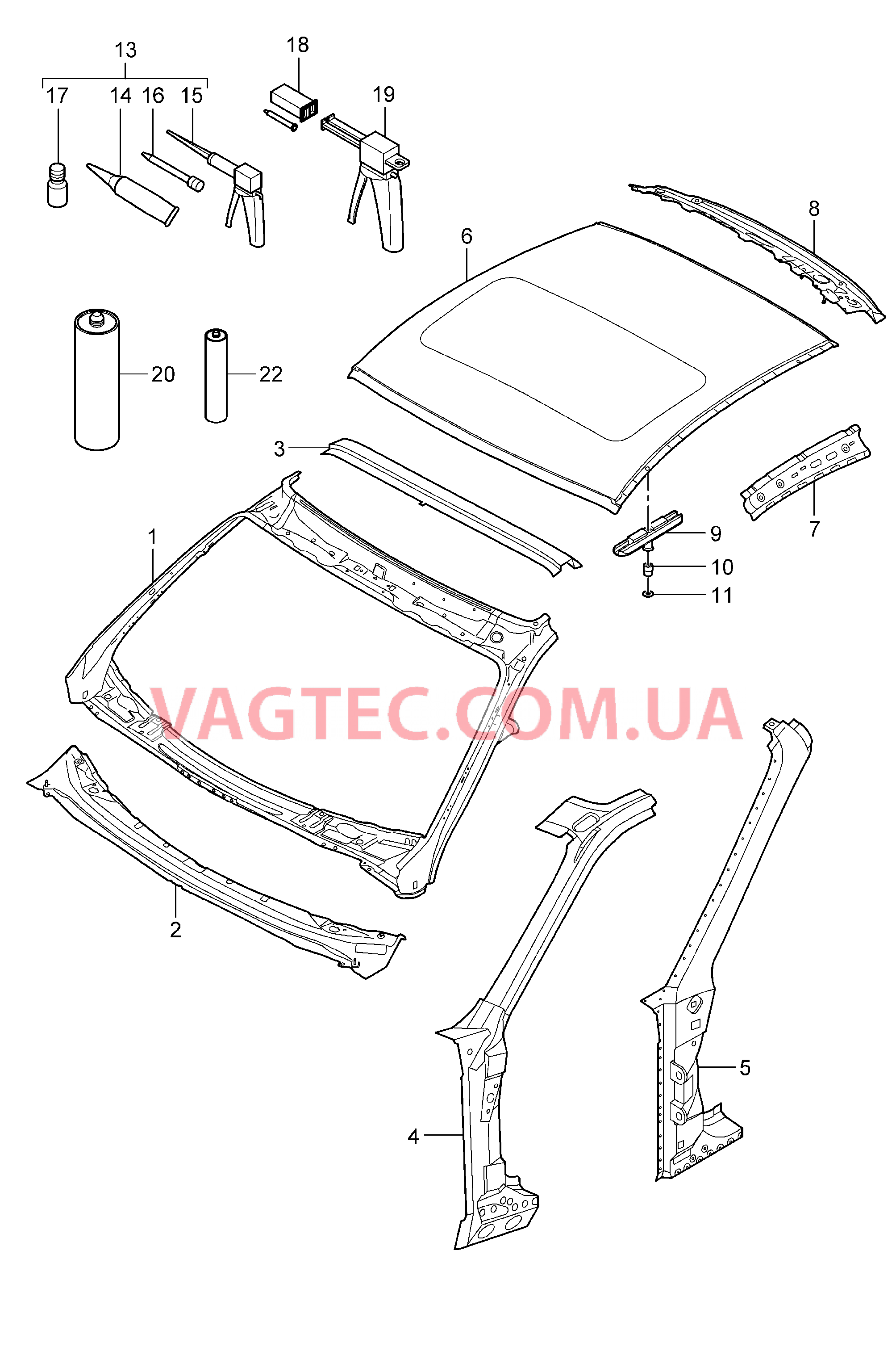 801-045 Обтекатель для PORSCHE 911.Carrera 2009-2012