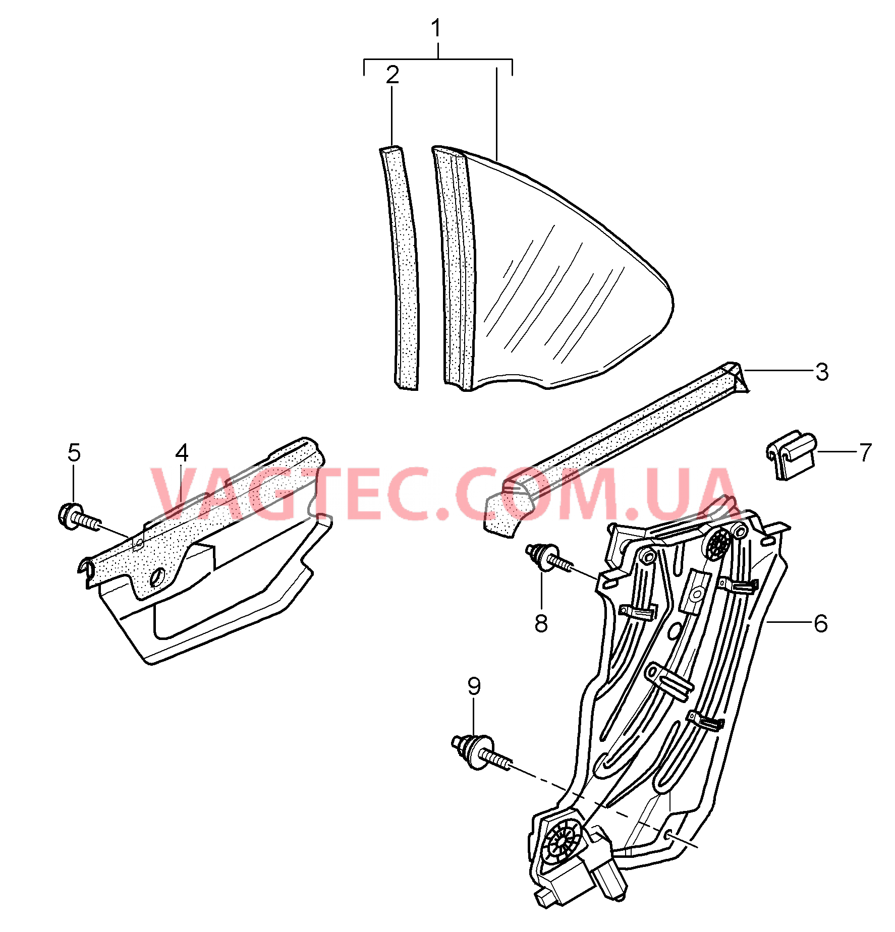 805-005 Заднее стекло
						
						CABRIO для PORSCHE 911.Carrera 2009-2012