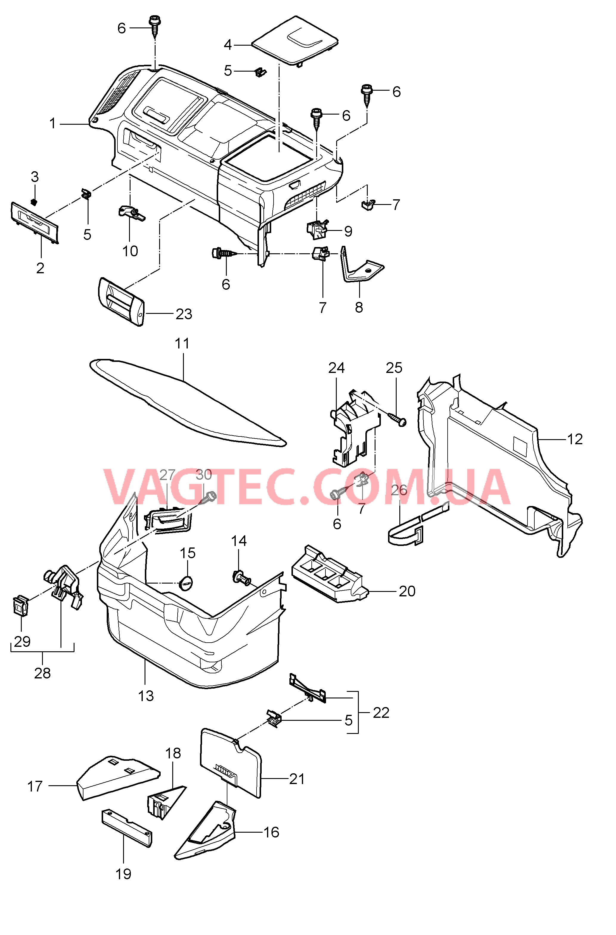 807-001 Багажный отсек
						
						CARRERA 4 для PORSCHE 911.Carrera 2009-2012