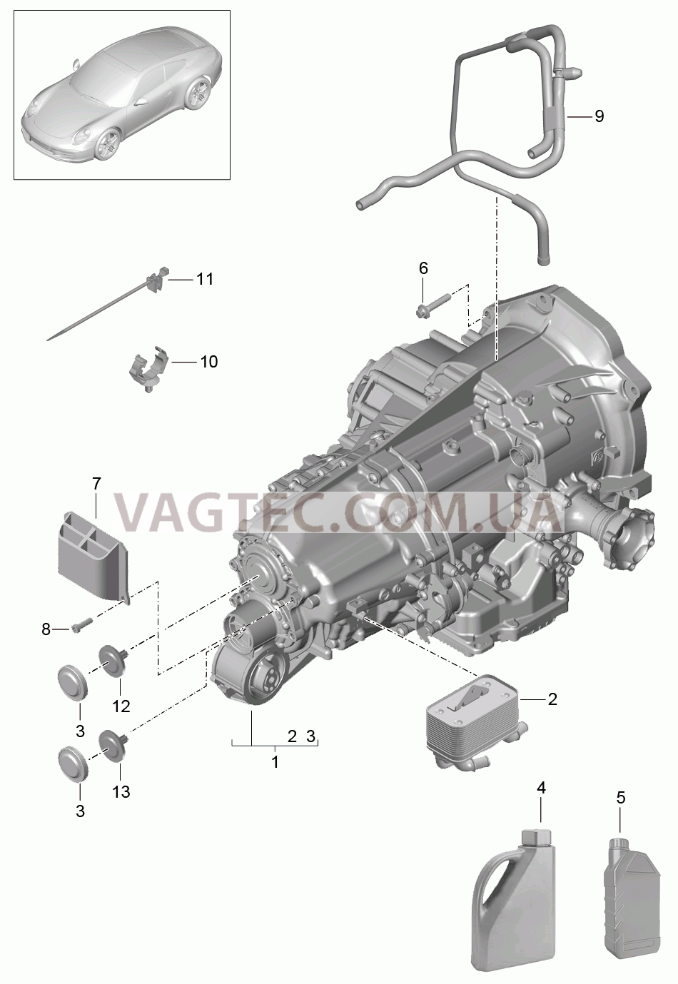 320-000 - PDK -, Коробка переключения передач, Заменная коробка передач
						
						CG1.05, CG1.35 для PORSCHE 911.Carrera 2012-2016USA