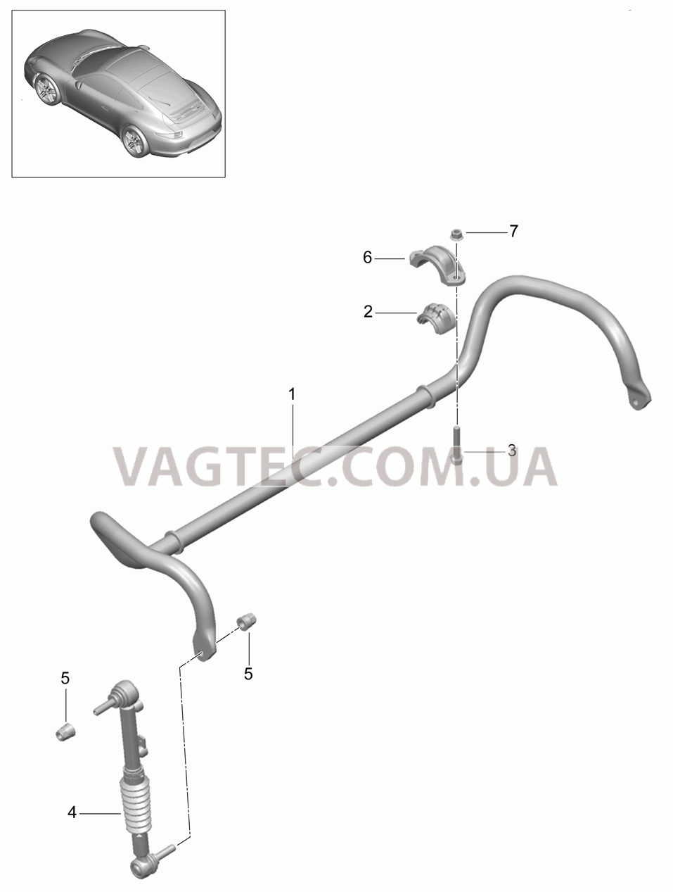 402-010 Стабилизатор, PDCC
						
						I031/352 для PORSCHE 911.Carrera 2012-2016