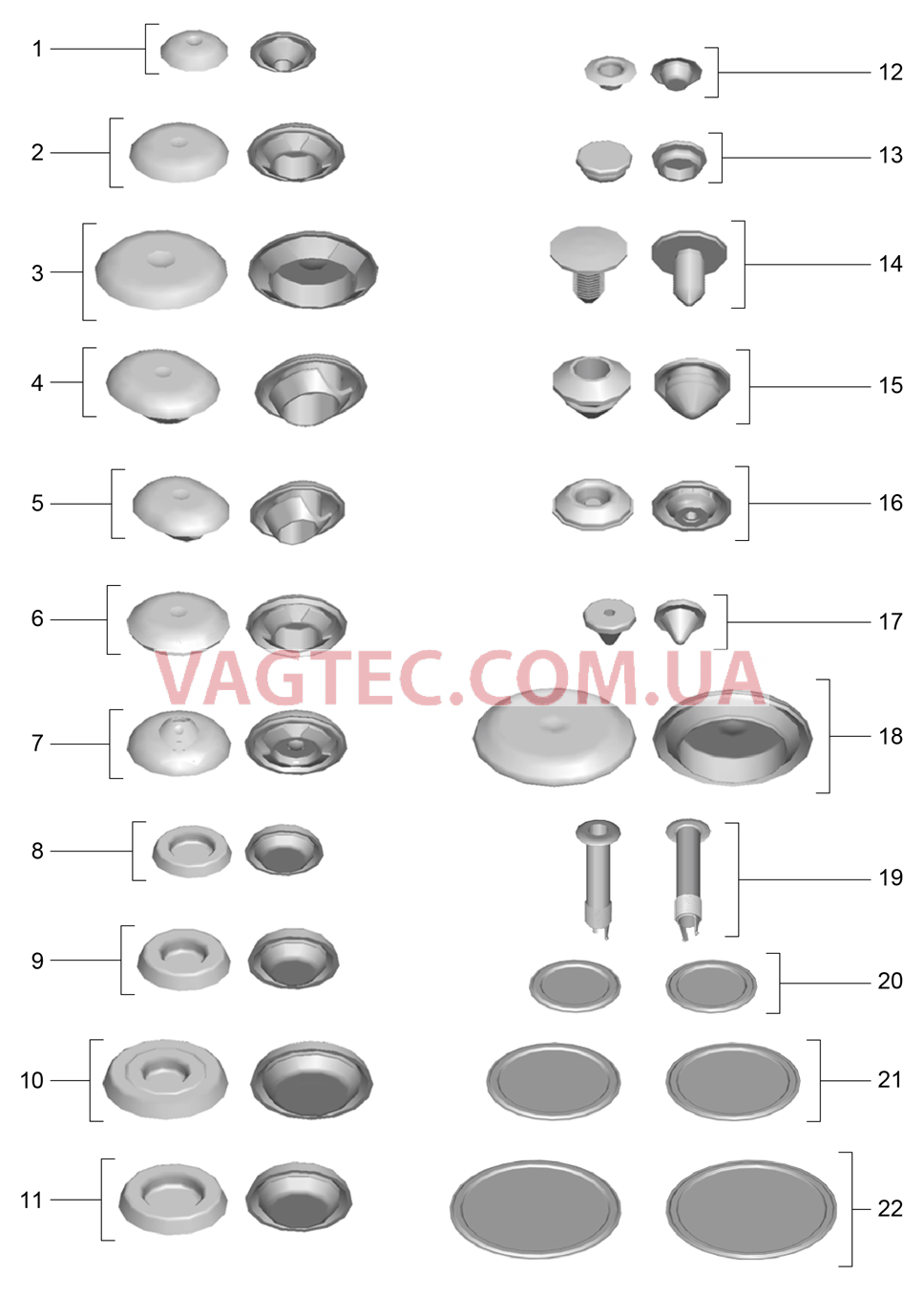 801-002 Пробка для PORSCHE 911.Carrera 2012-2016