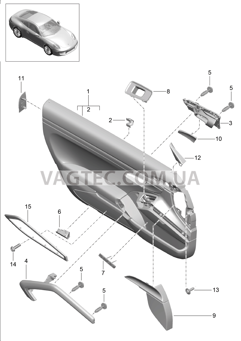 808-060 Обшивка двери, Детали, Декоративн.панель, цветной
						
						-I788/IXWE для PORSCHE 911.Carrera 2012-2016USA