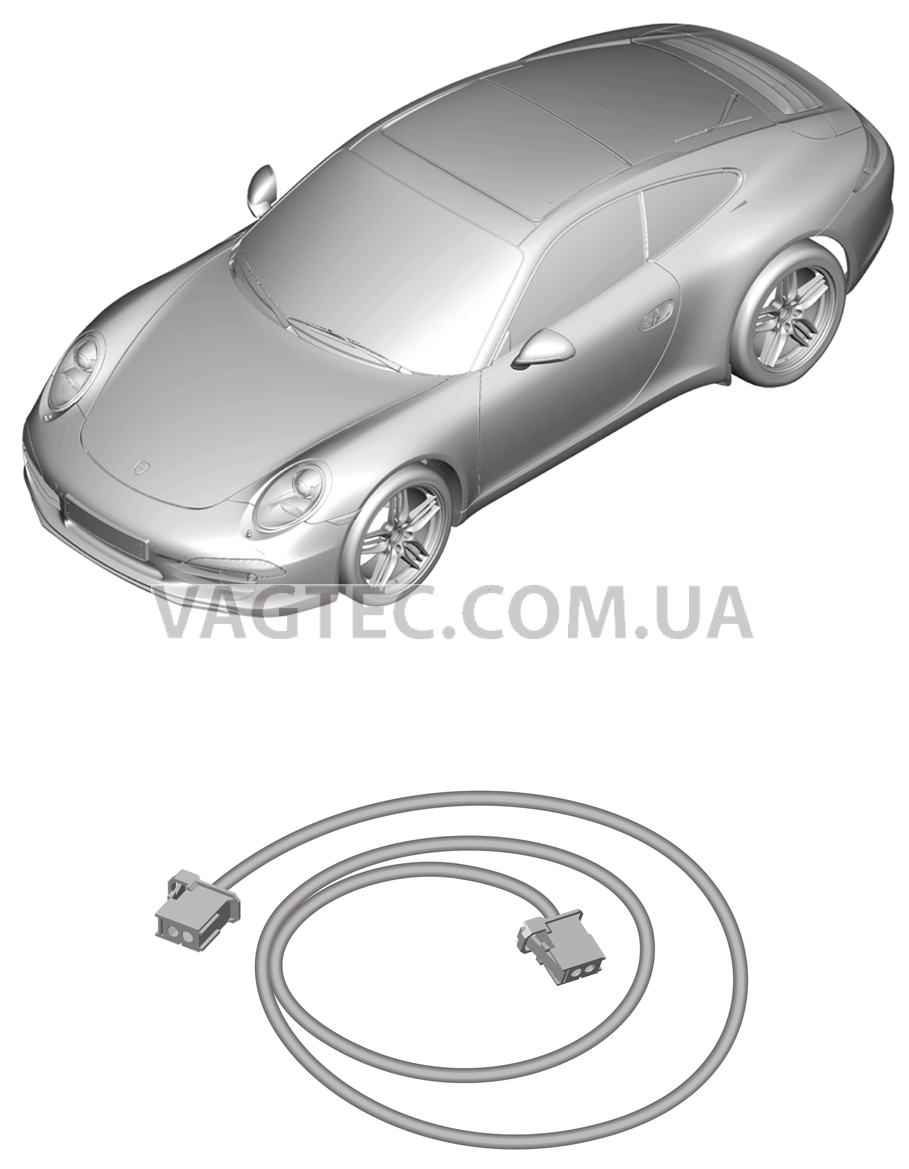 902-050 Световод для PORSCHE 911.Carrera 2012-2016